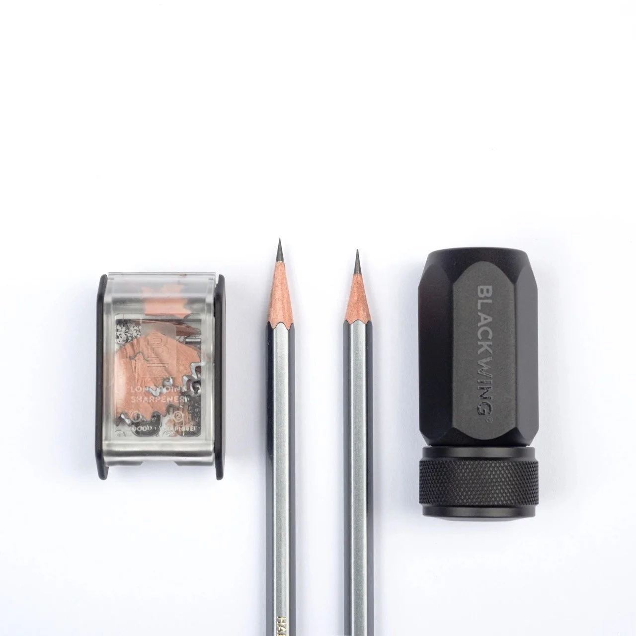 Blackwing Two-Step Sharpener Point Comparison with One-Step
