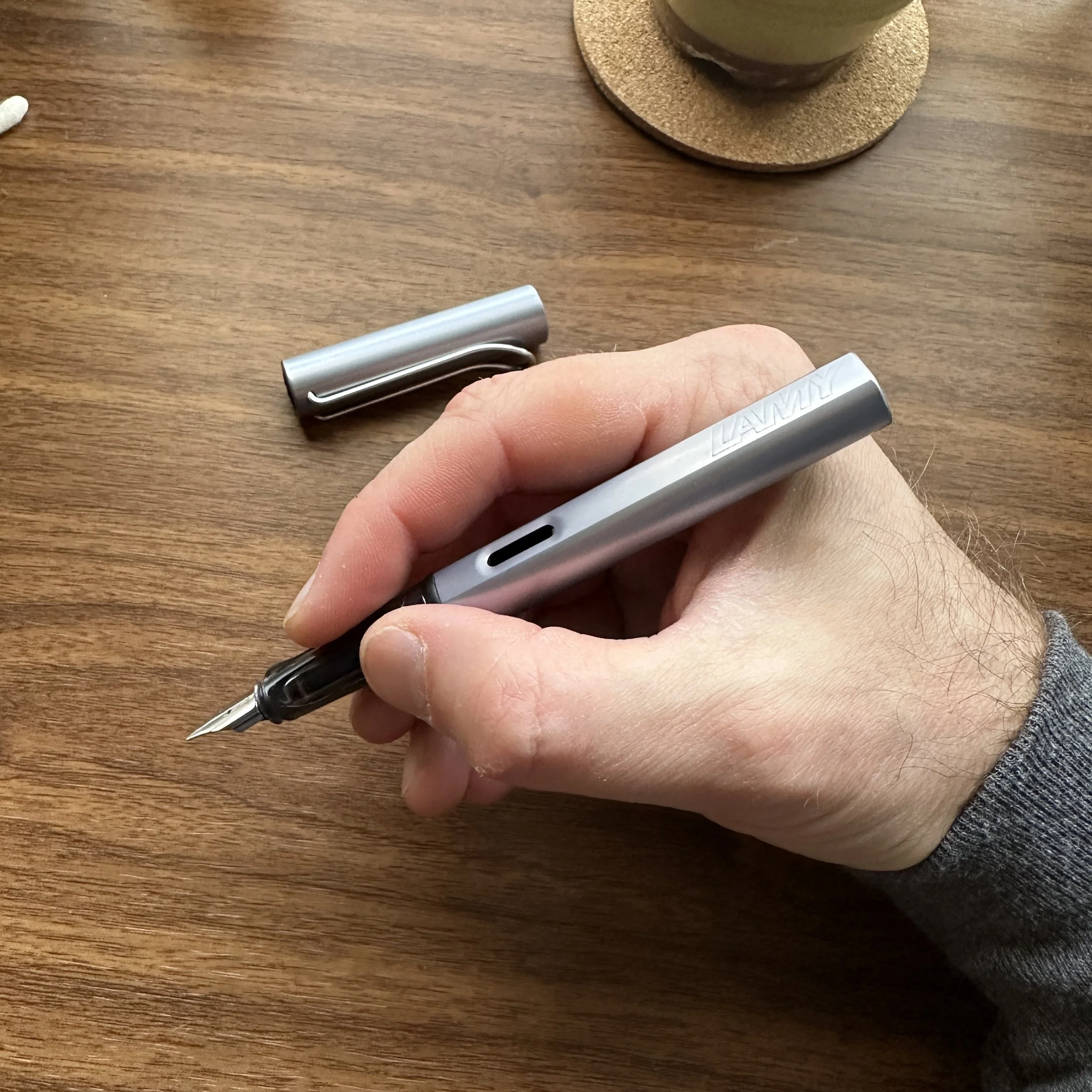 Lamy AL-Star Azure Special Edition in Hand Uncapped