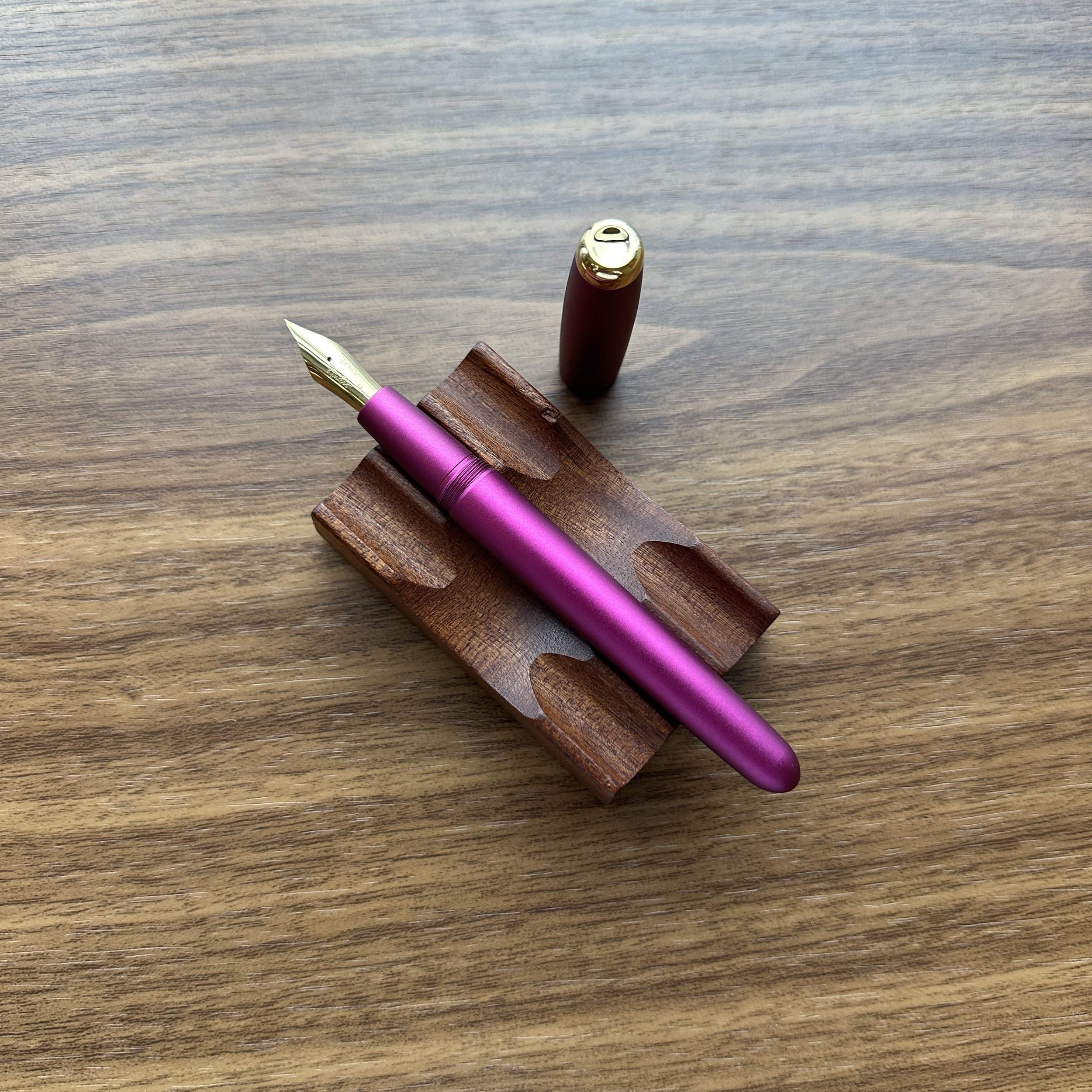 Tom's Studio Mulberry Fountain Pen Uncapped