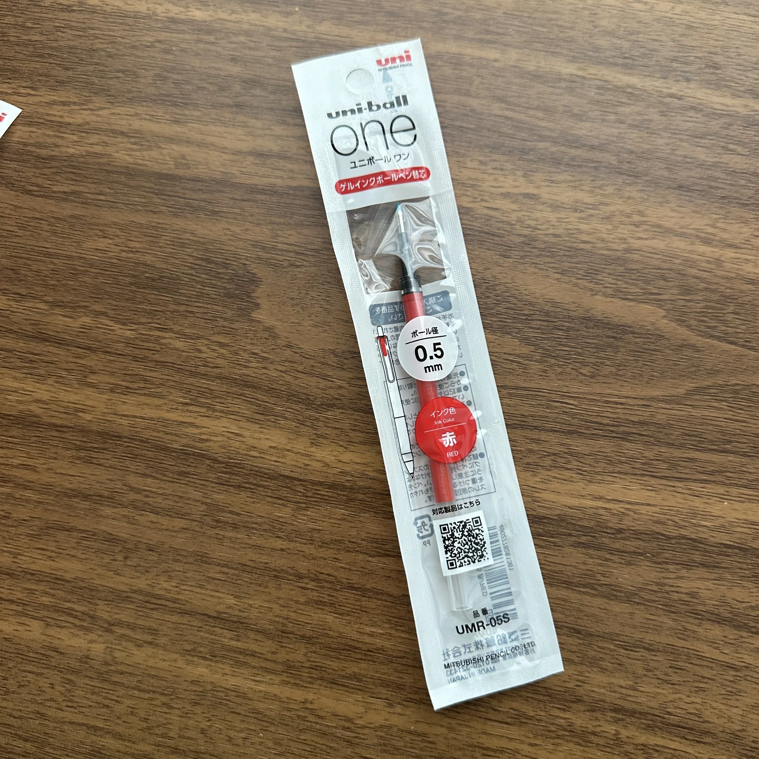 Uni-Ball One .5mm Red