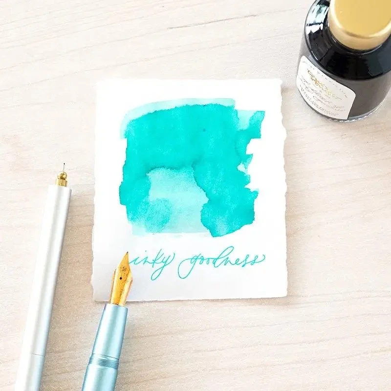 Tom's Studio Ink No. 16: Sunny Teal Swatch