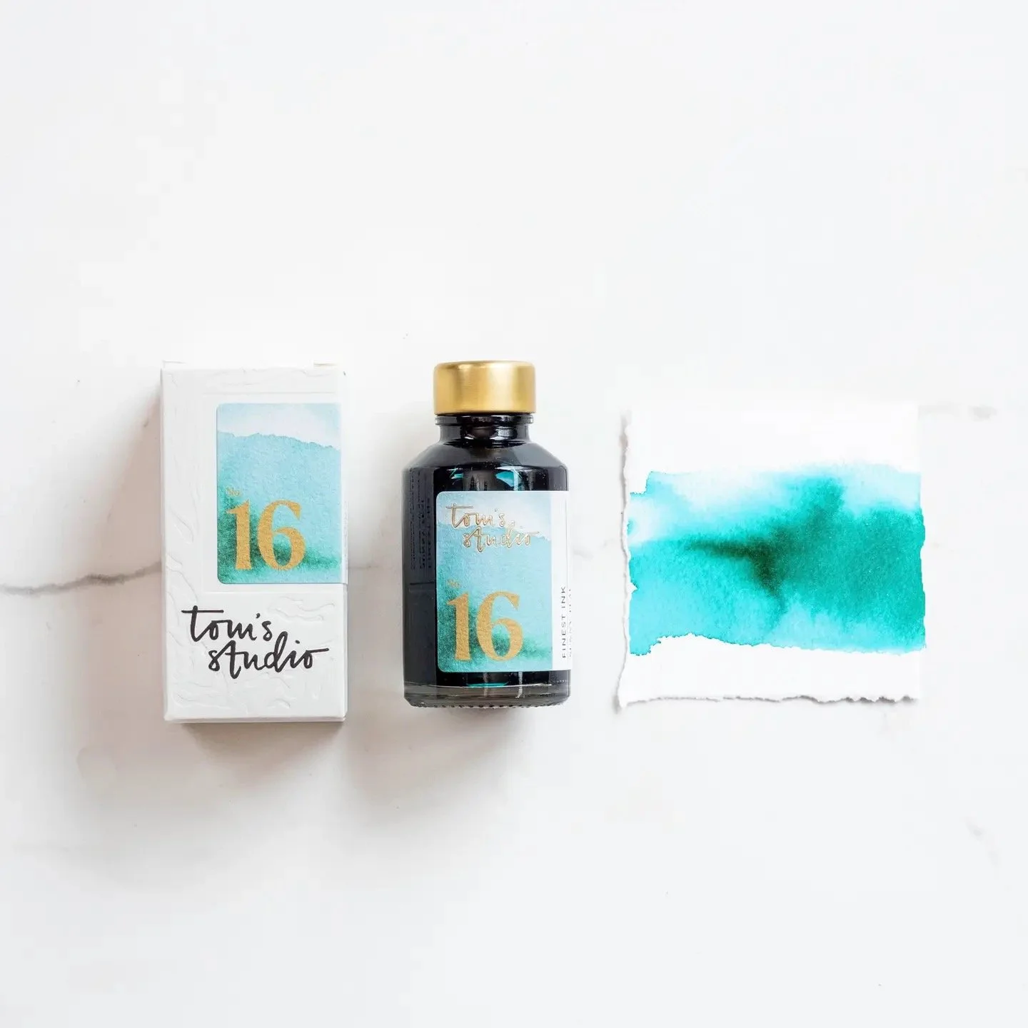 Tom's Studio Ink No. 16: Sunny Teal