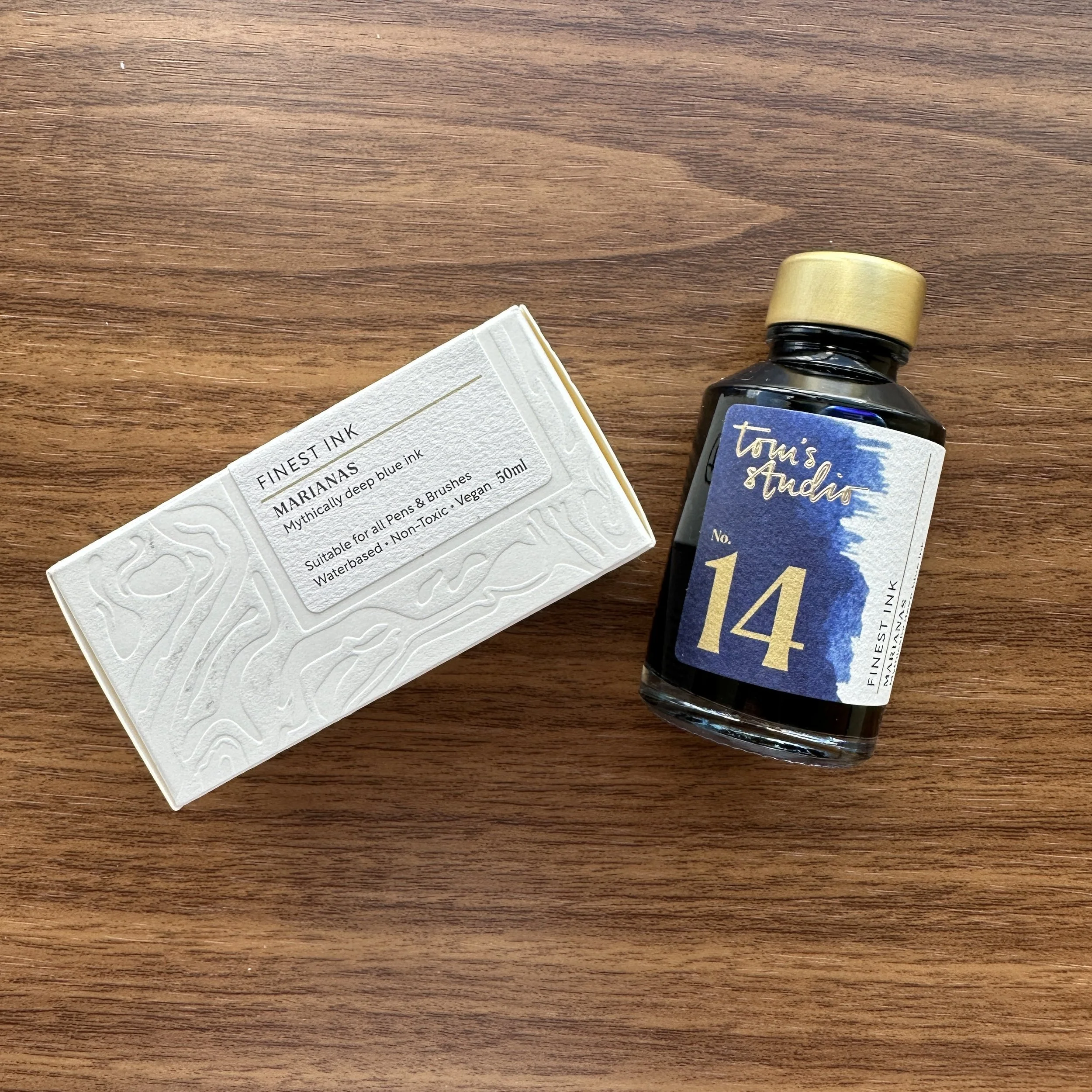 Tom's Studio Fountain Pen Ink Label