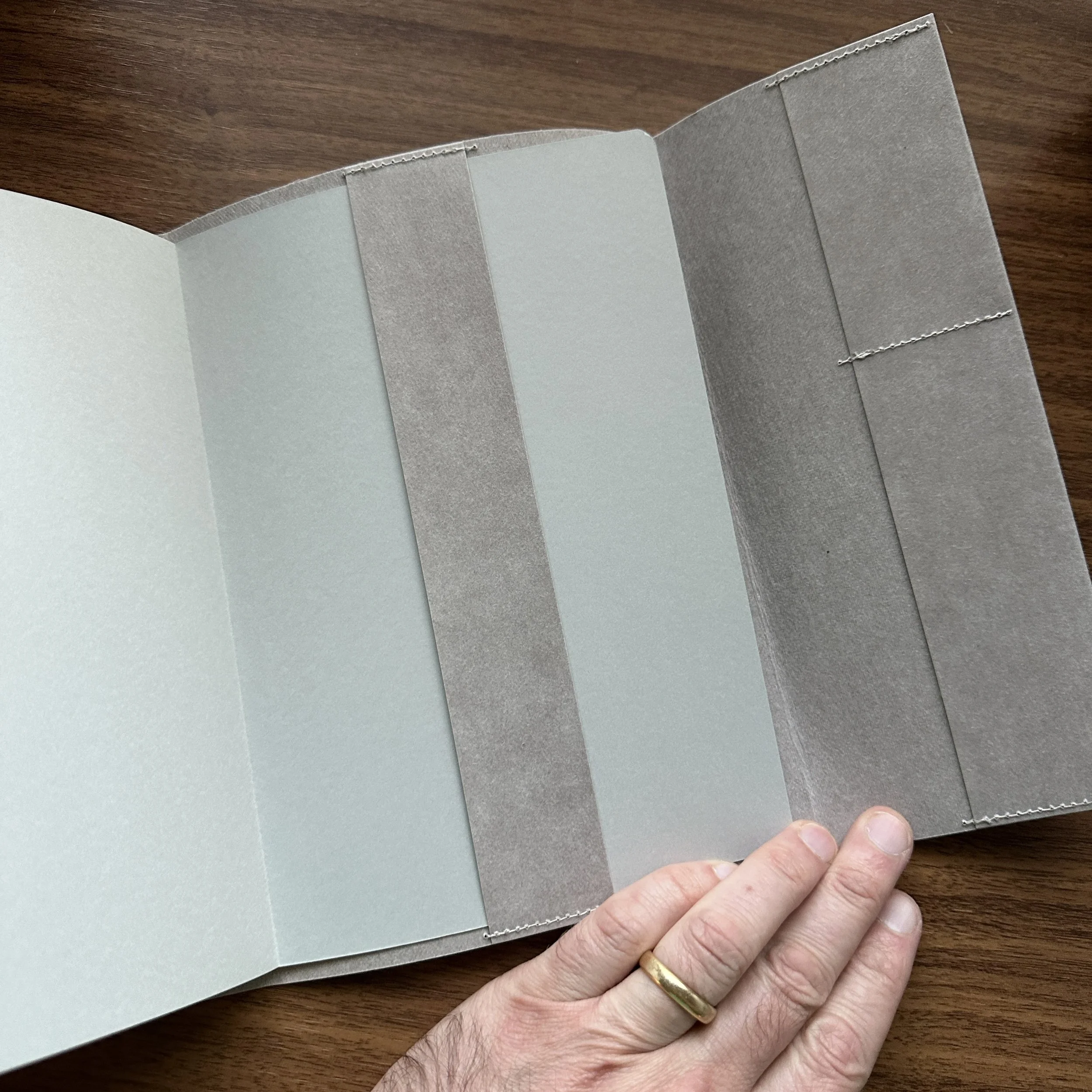 Stalogy Notebook Cover Interior Flap