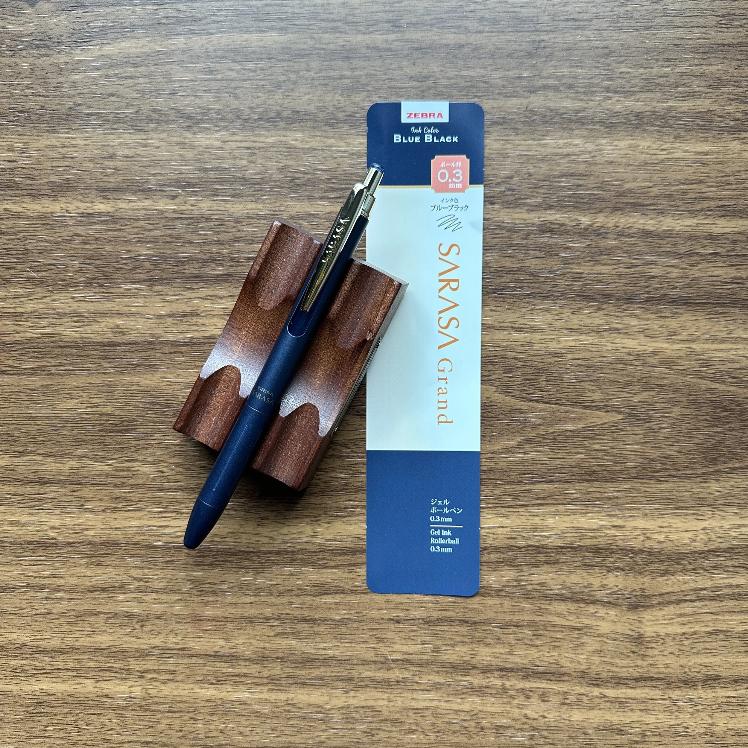 Zebra Sarasa Grand .3mm Gel Pens Blue-Black