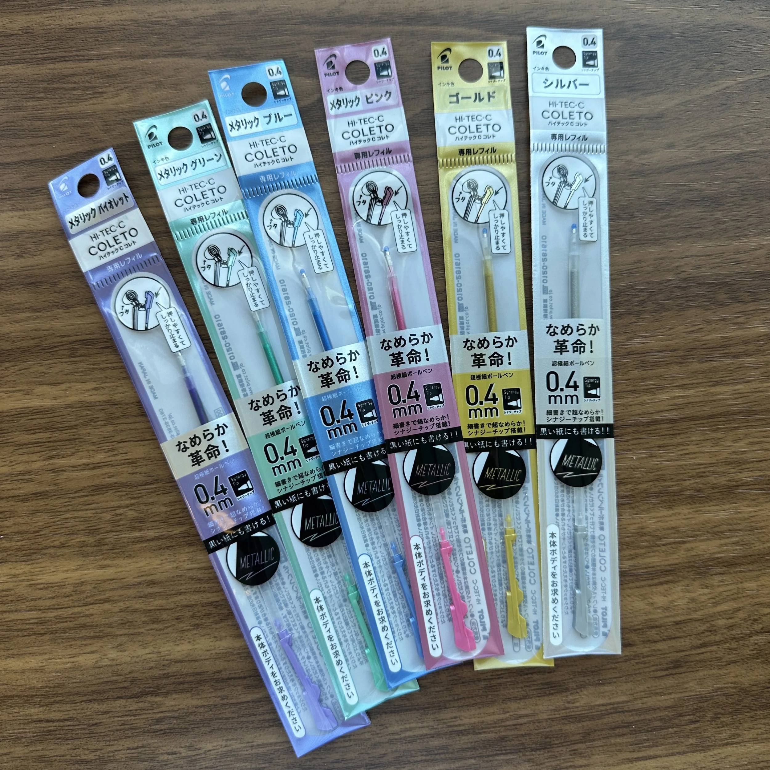 Hi-Tec-C Coleto Metallic Refills