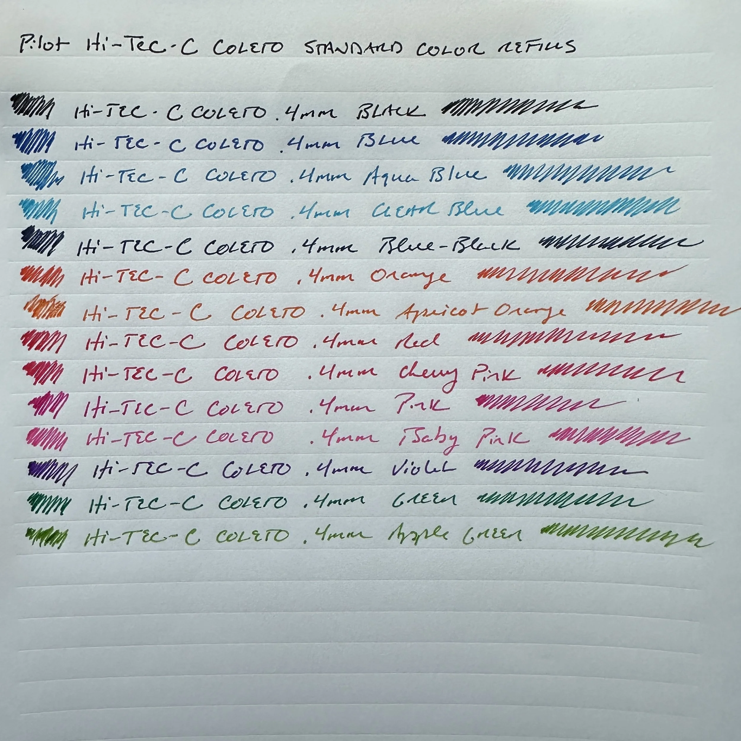 Pilot Hi-Tec-C Coleto Multi Pen Ink Colors (Standard)