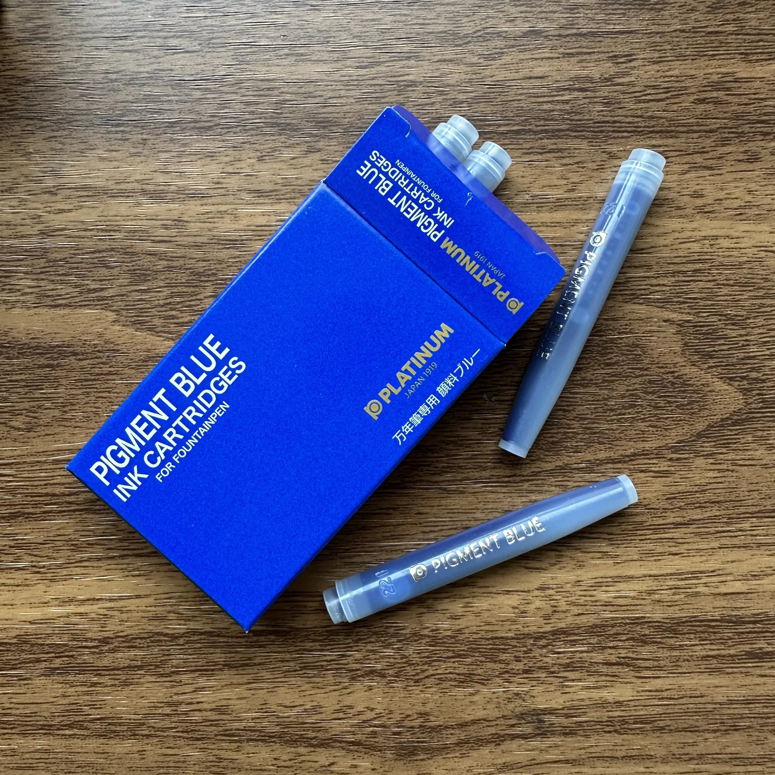 Platinum Pigment Blue Inks