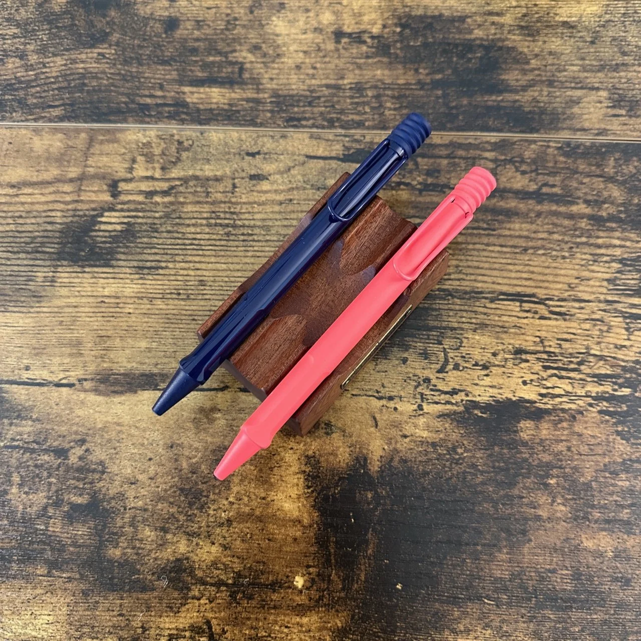 Lamy Safari Ballpen Dark Dusk and Sunset Coral