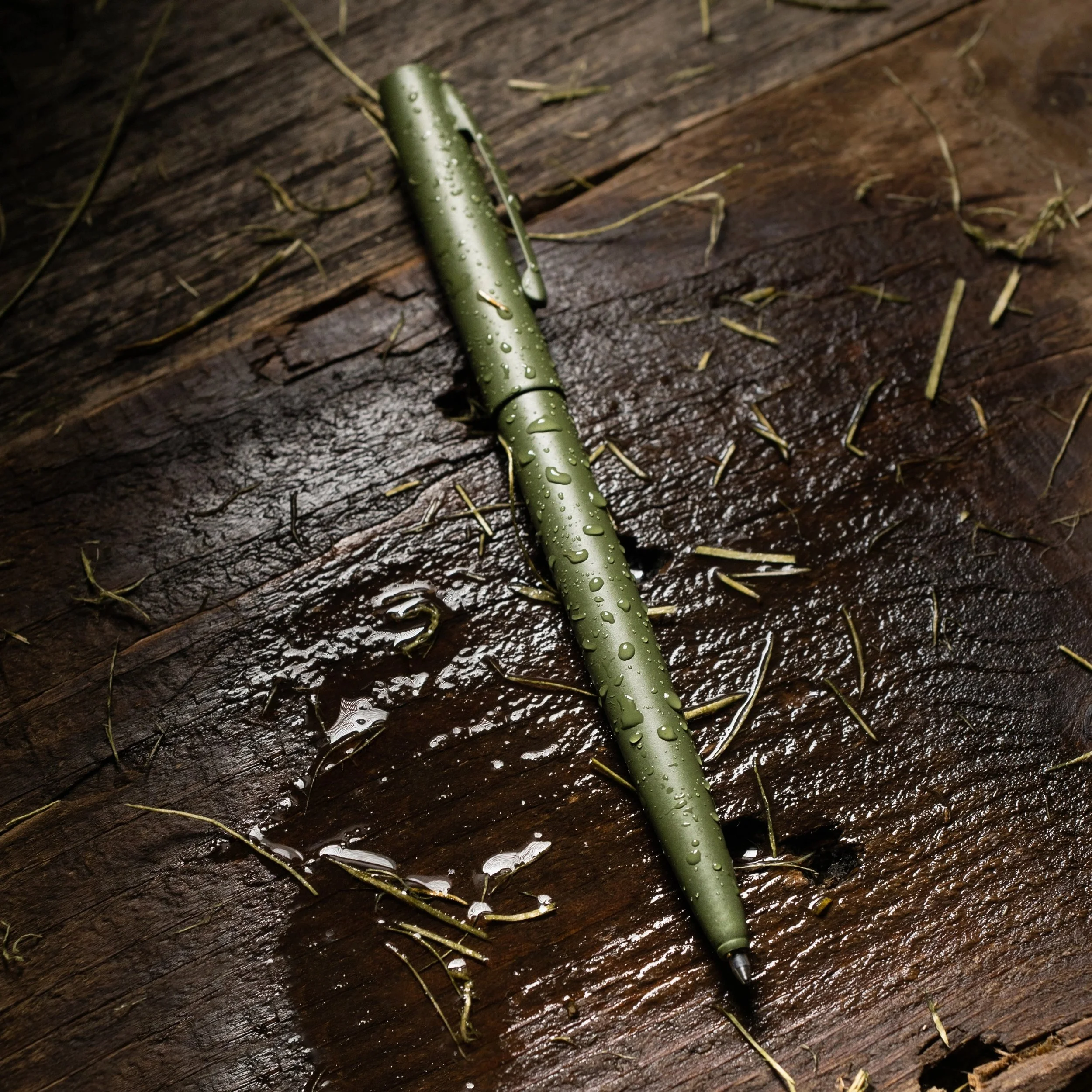 Rite in the Rain Clicker Pen Olive Green