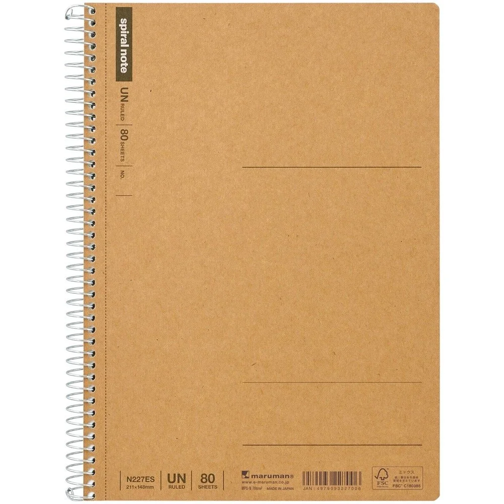 Maruman Basic Notebook A5 Blank