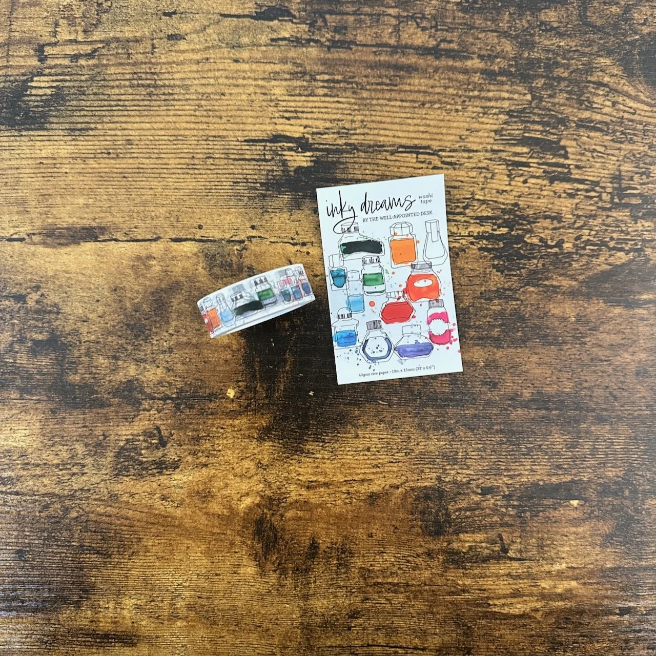 Well-Appointed Desk Inky Dreams Washi Tape Roll