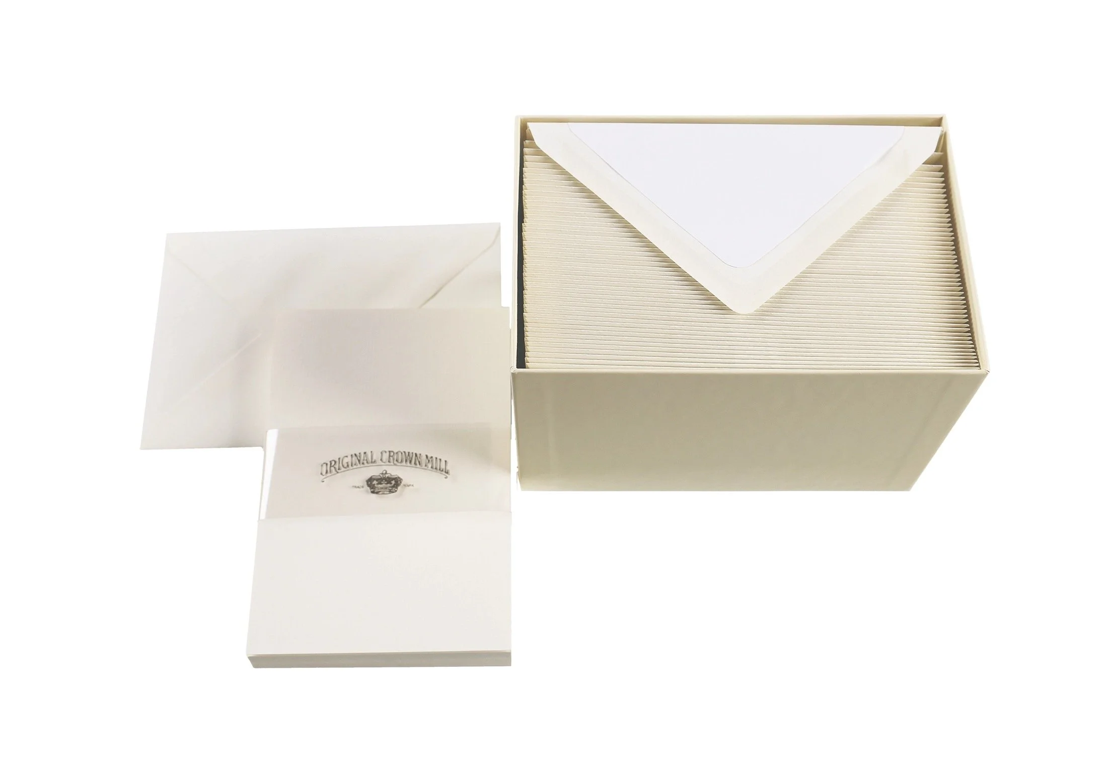 Original Crown Mill Presentation Box Notecards (Cream)
