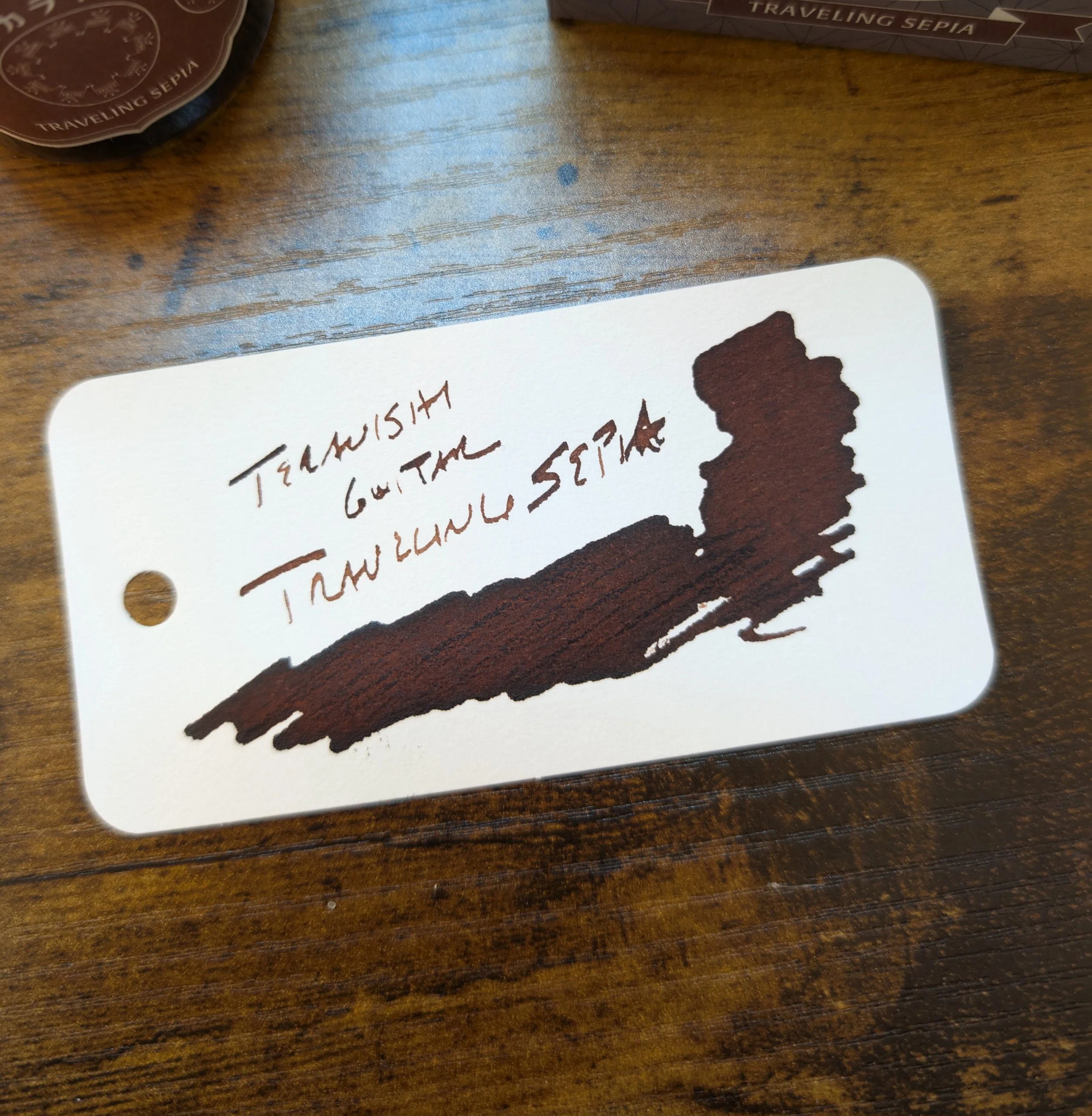 Teranishi Traveling Sepia Swatch