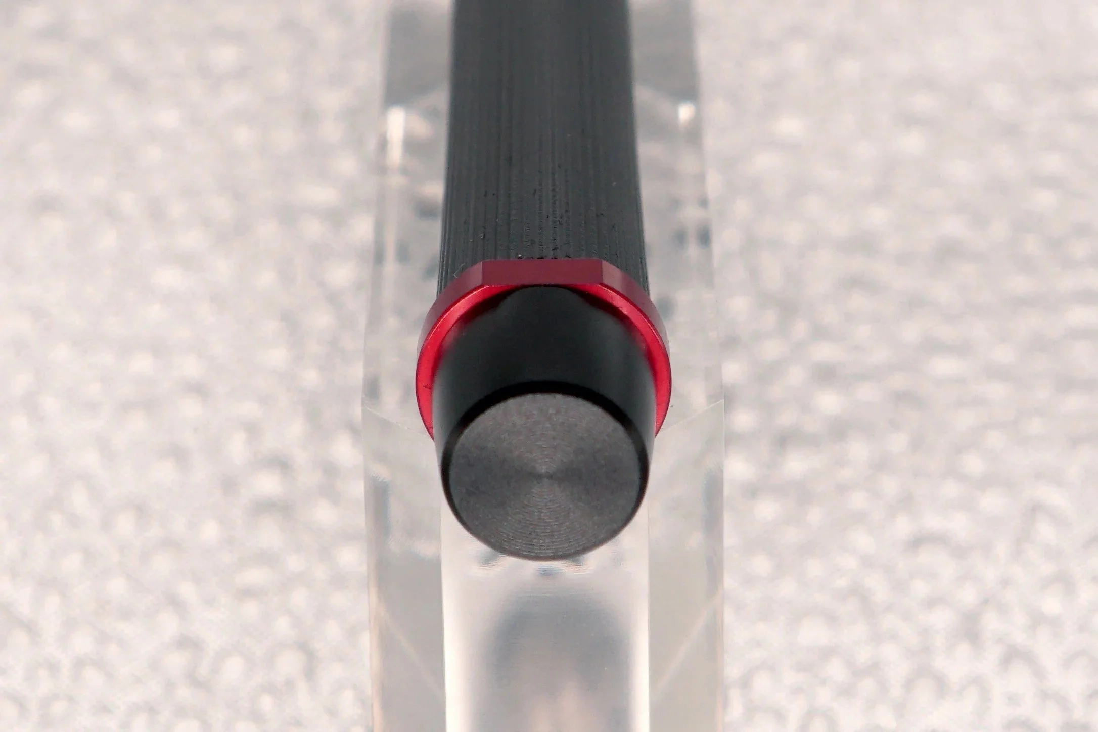 Laurett's Spinner Black and Red End Cap