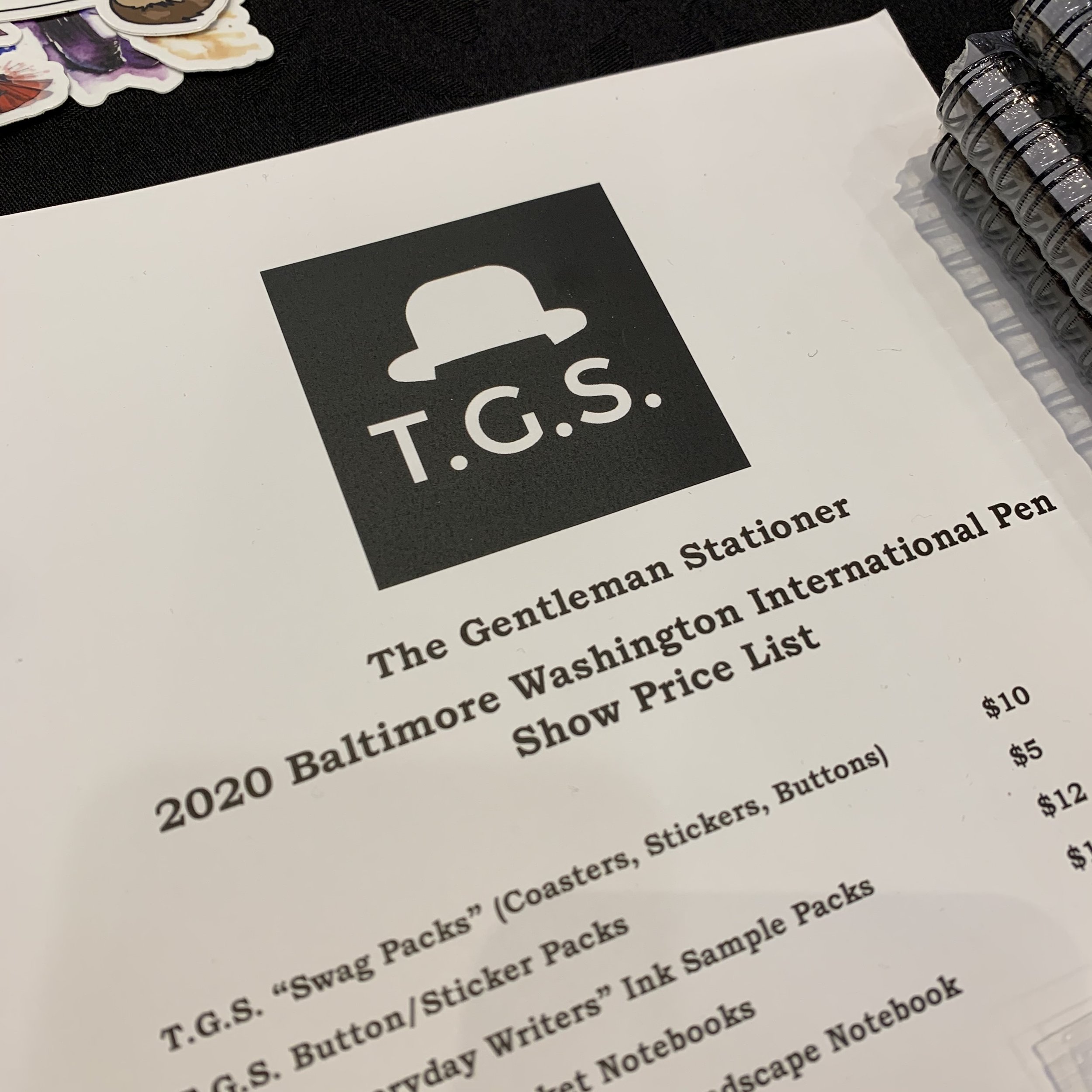 2023 Pen Show Schedule T.G.S. at the Baltimore and Arkansas Pen Shows