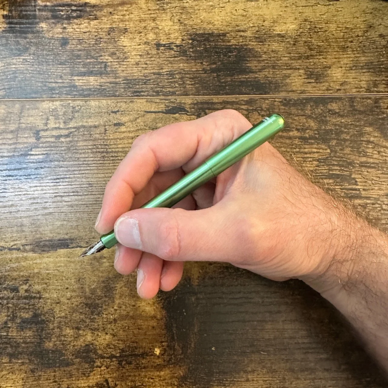 Kaweco Liliput Fountain Pen Green In-Hand