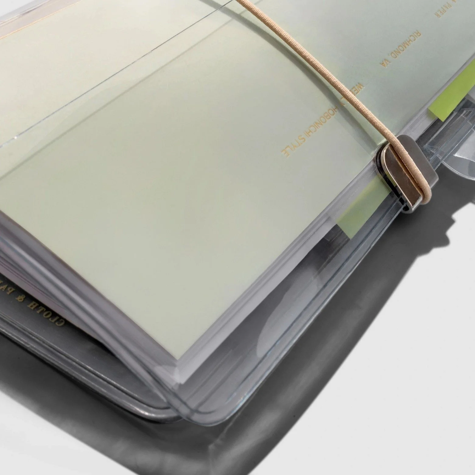 Cloth & Paper Pocket Plus Vinyl Cover Stuffed