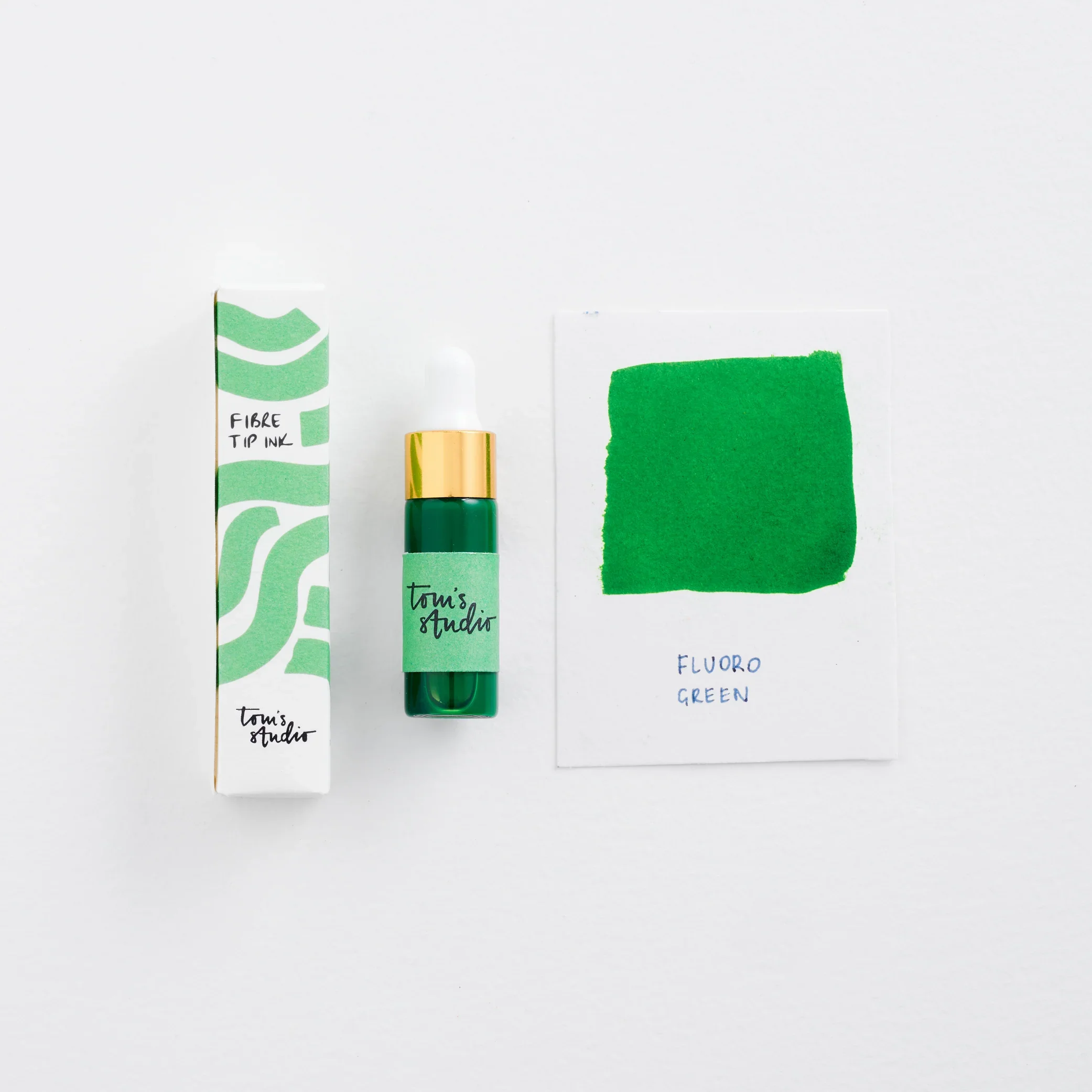 Tom's Studio Fluoro Highlighter Inks Mini Green