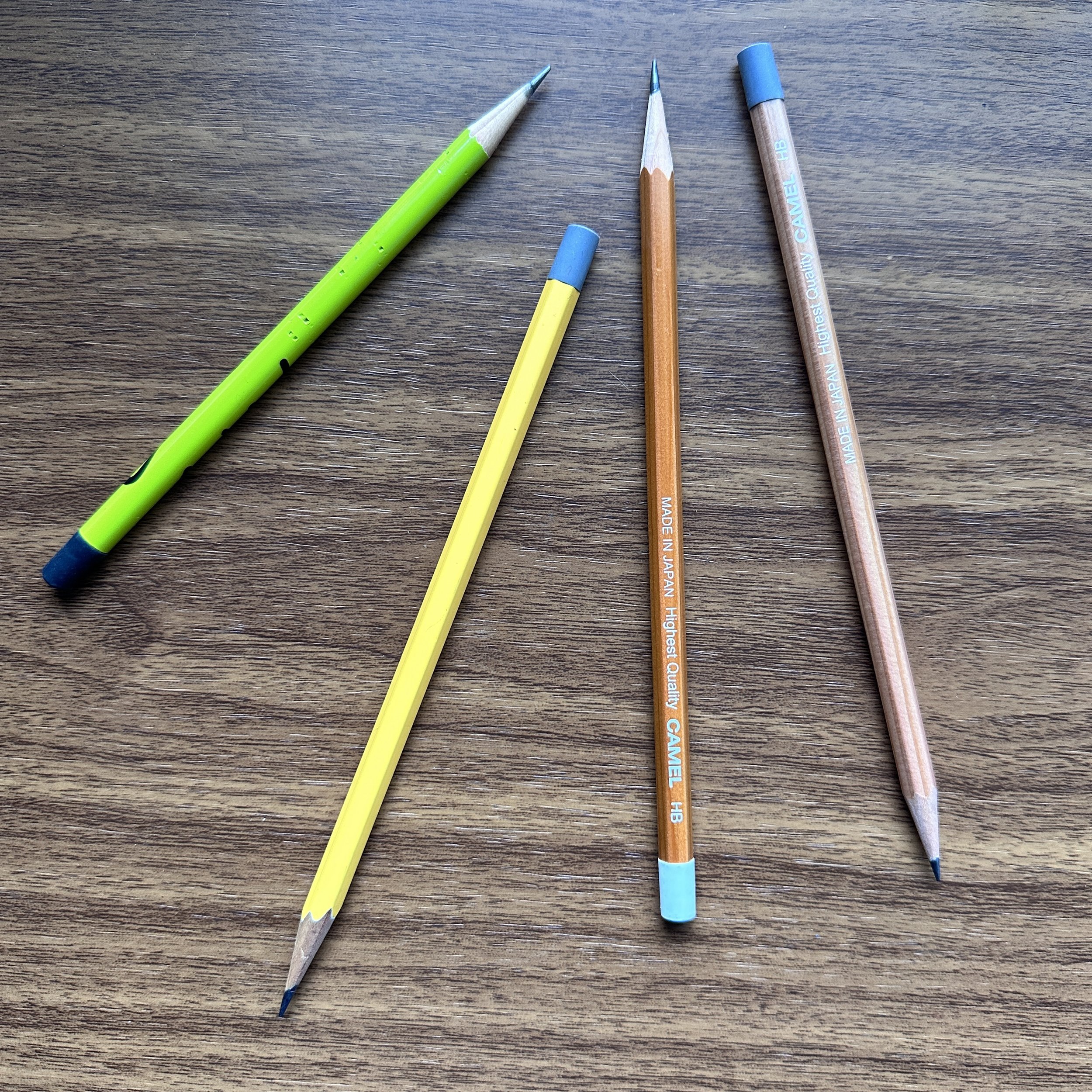 Pencil Review: Camel Pencils and the Joy of the Integrated Eraser
