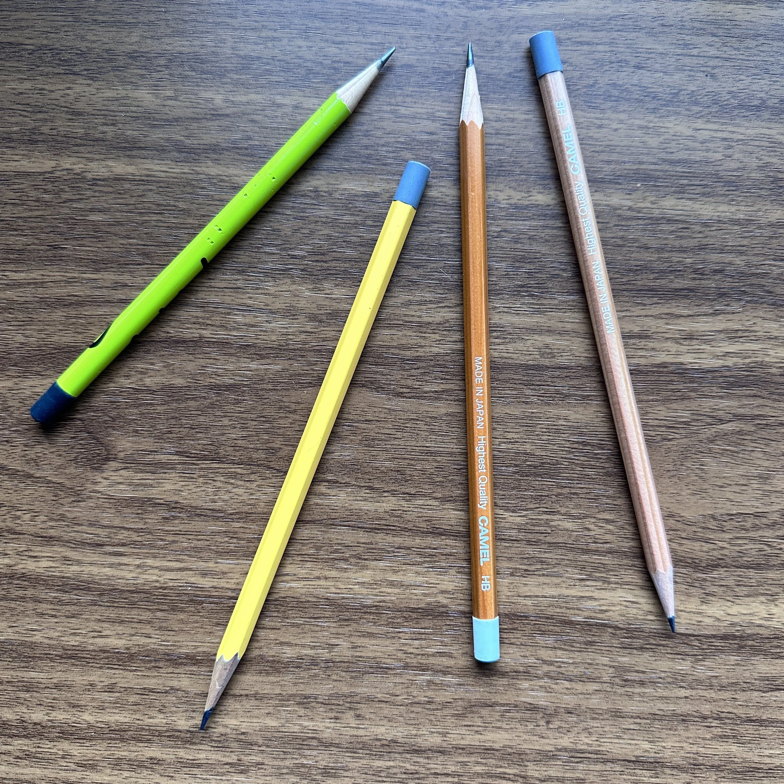 Pencil Review: Camel Pencils and the Joy of the Integrated Eraser