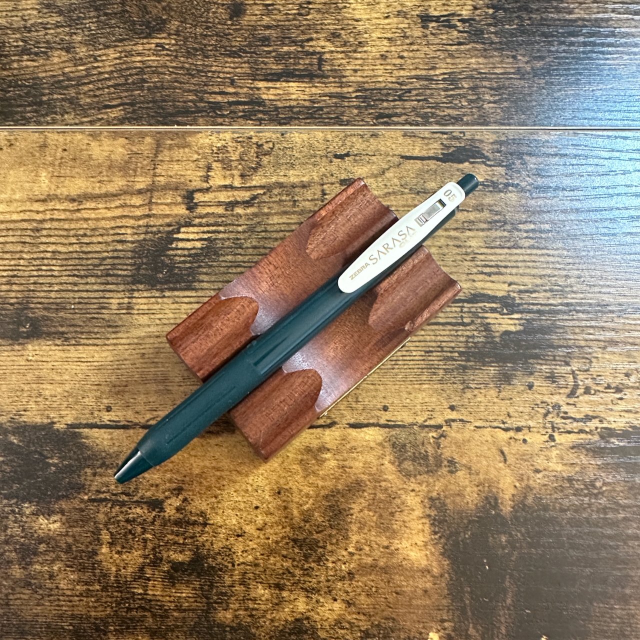 Zebra Sarasa Clip Gel Pen .5mm Green Black