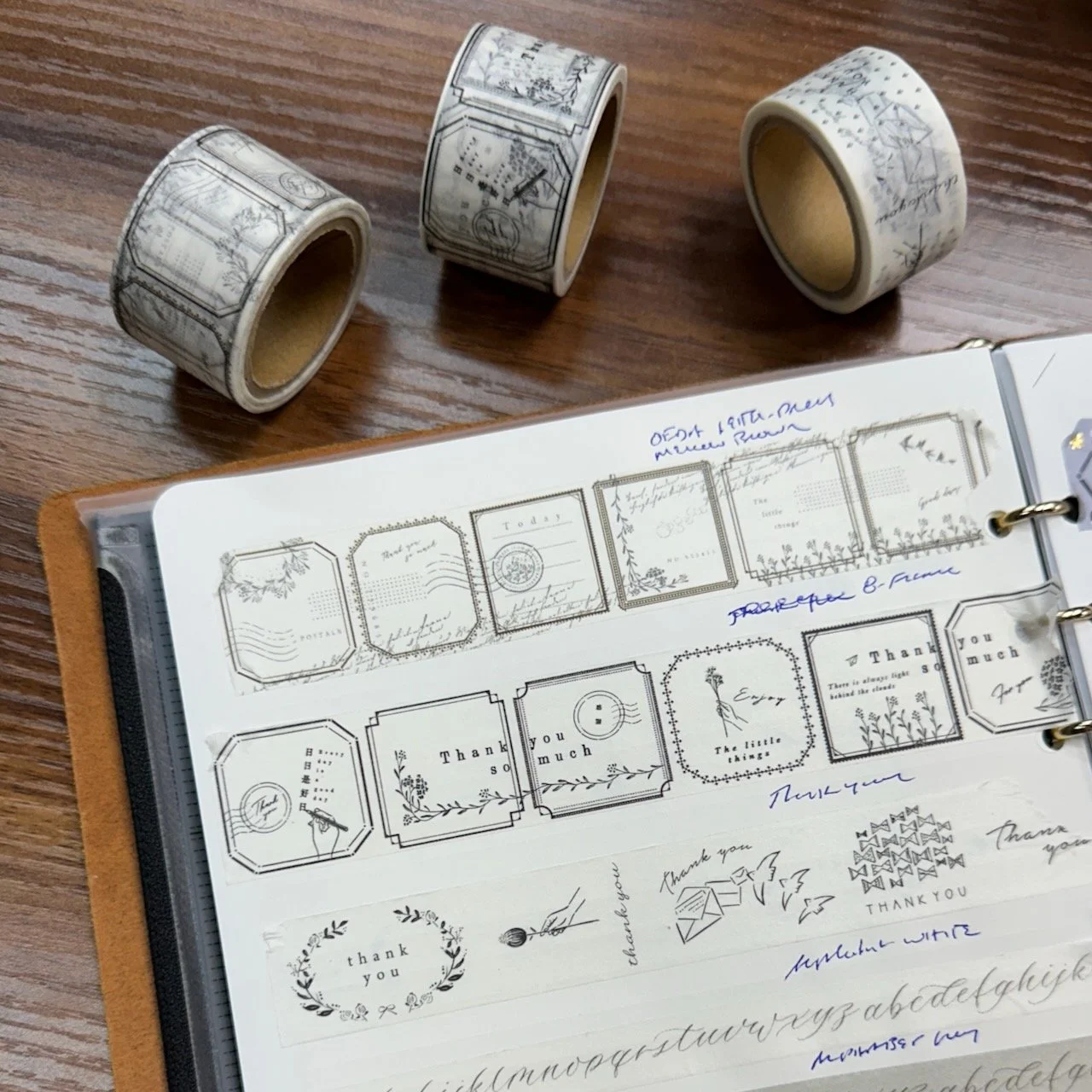 Oeda Letterpress Washi Tapes