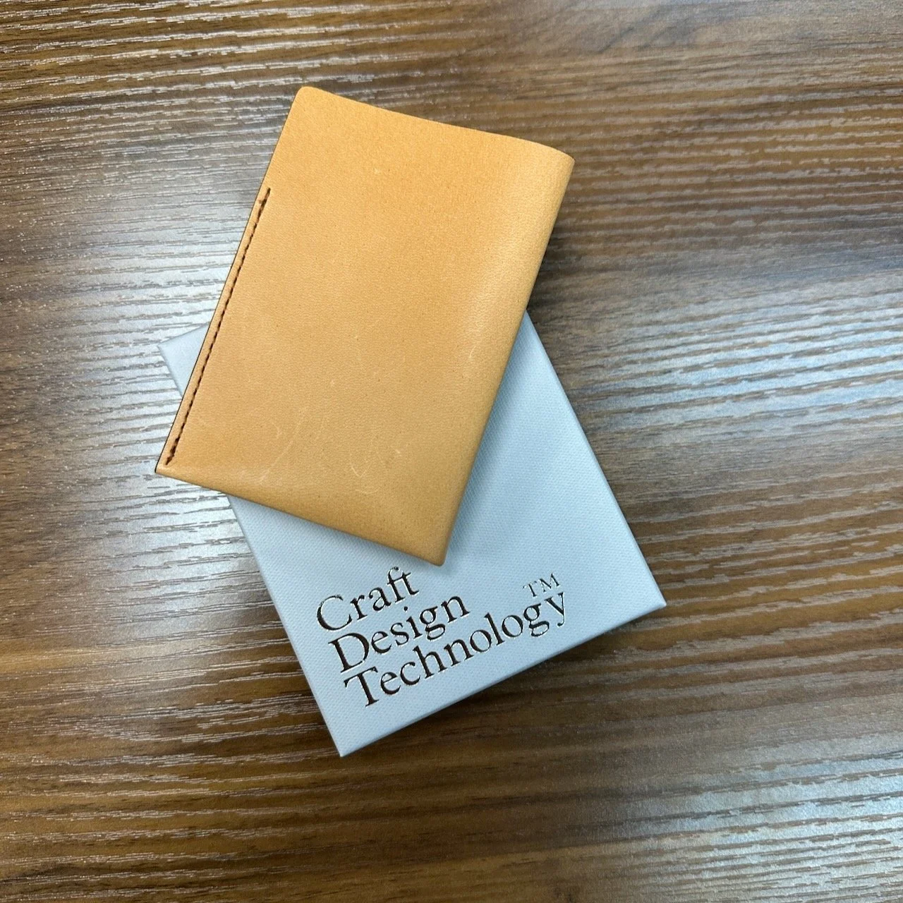 Craft Design Technology Leather Card Case (Camel)