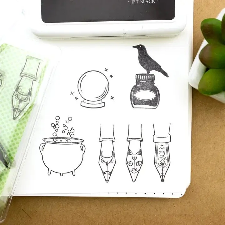 Well-Appointed Desk Acrylic Stamp Sets Unfamiliars Inked