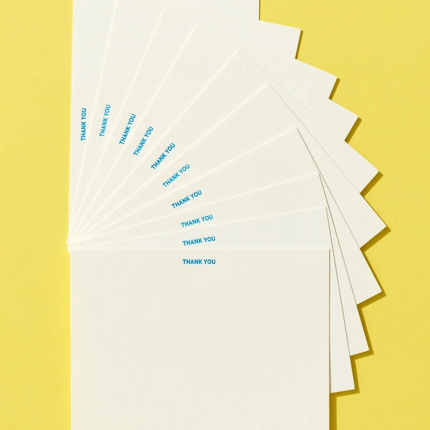 Shorthand Thank-You Flat Cards