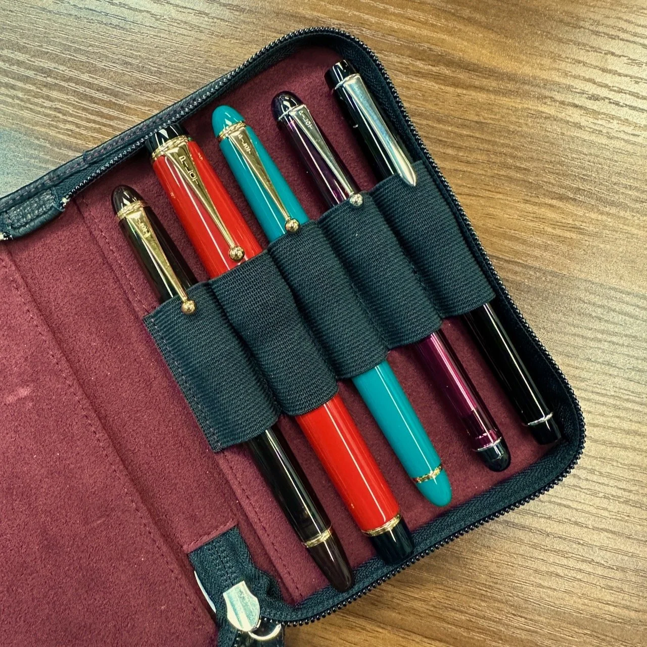 Pilot Custom Pens in Nagasawa Kip Leather