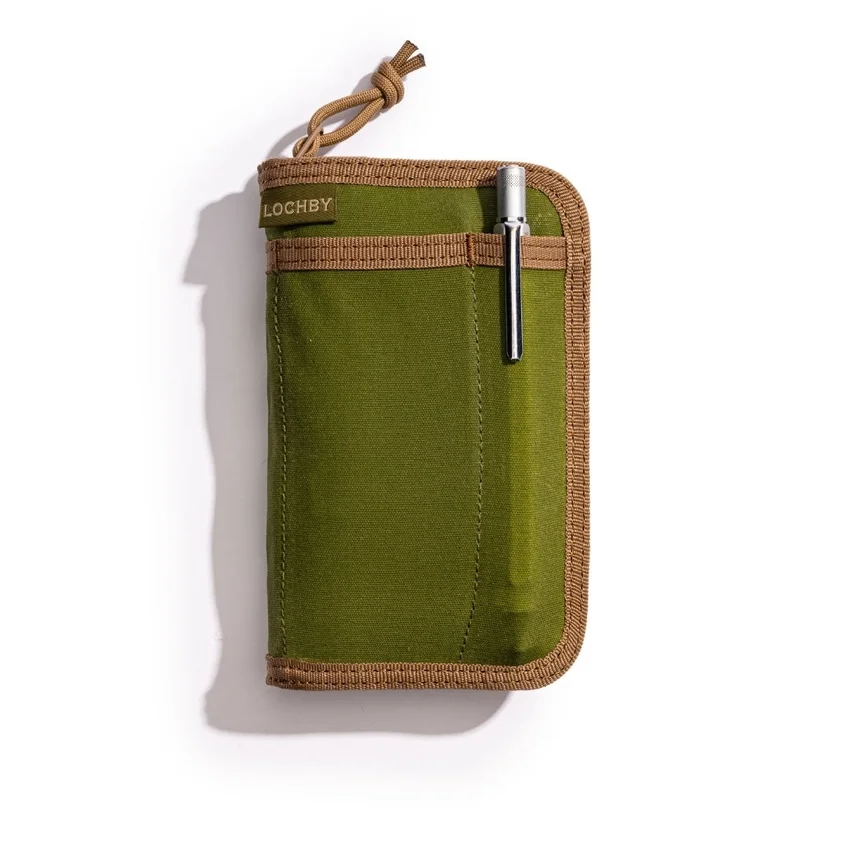 Pocket Journal Olive Exterior