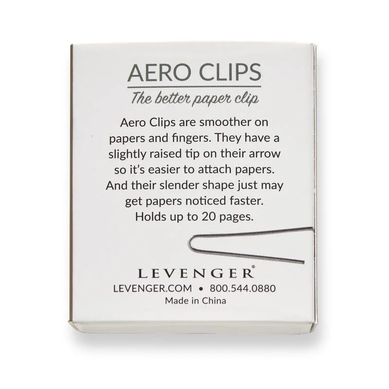 Levenger Aero Clips Descriptions