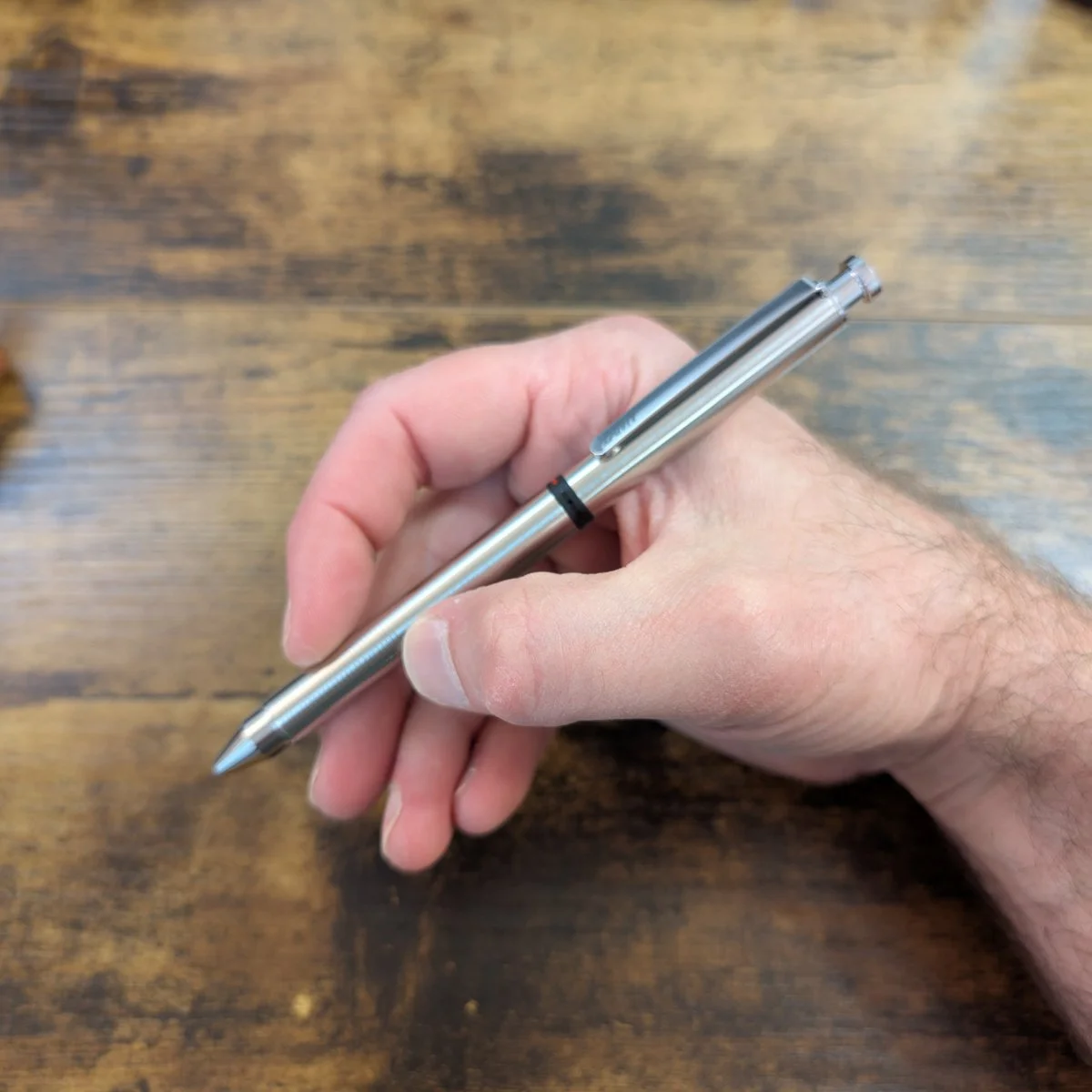 Lamy ST Tri Pen Stainless In-Hand