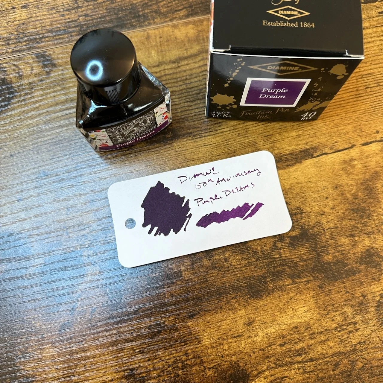 Diamine 150th Anniversary Purple Dream Swatch