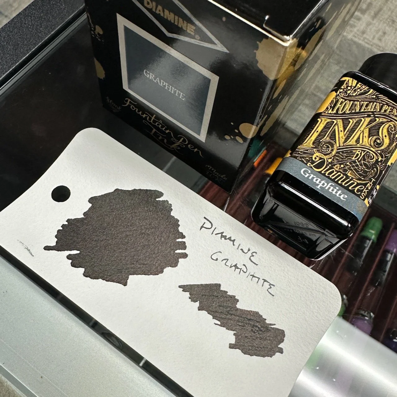 Diamine Graphite Swatch