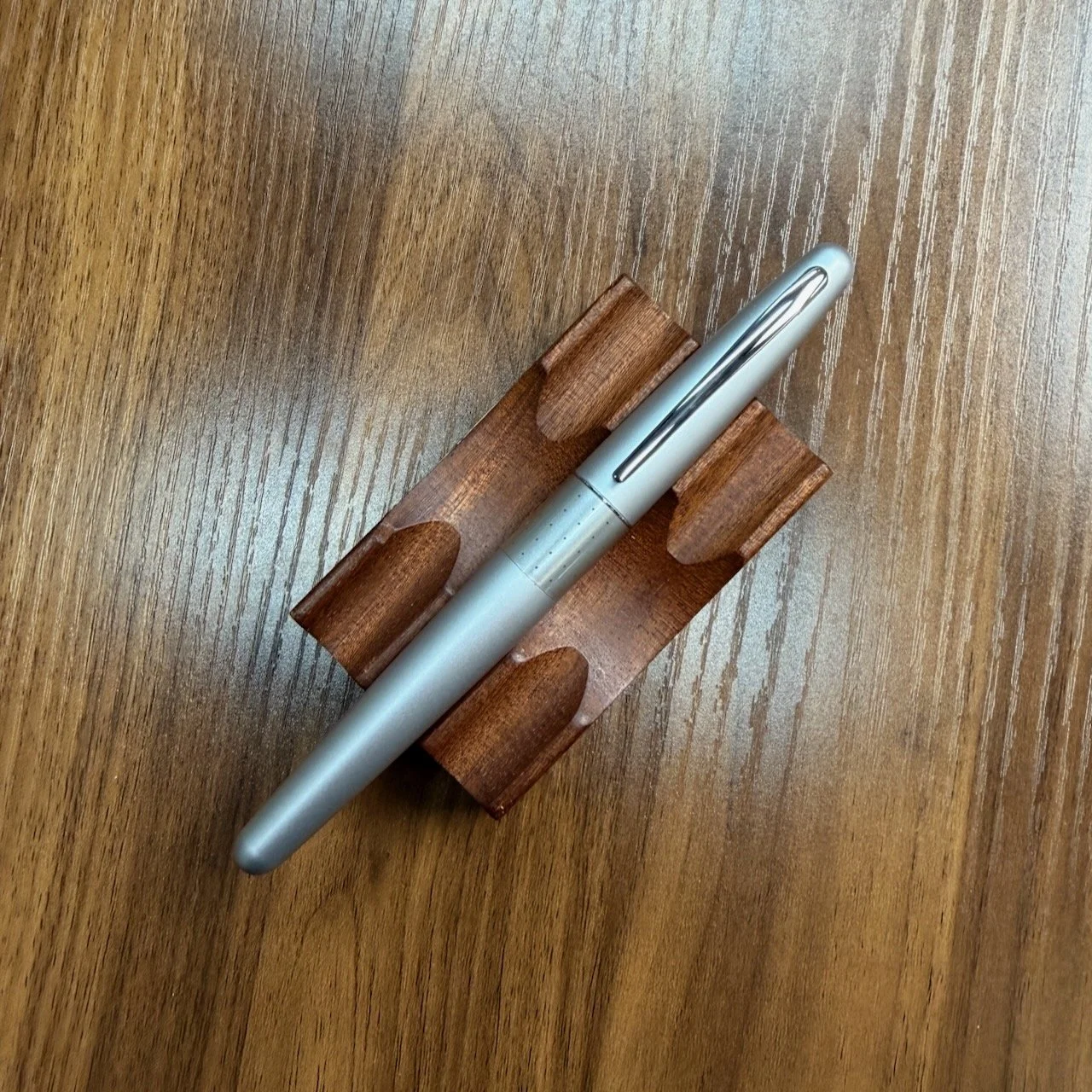 Pilot Metropolitan Silver Dot Fountain Pen