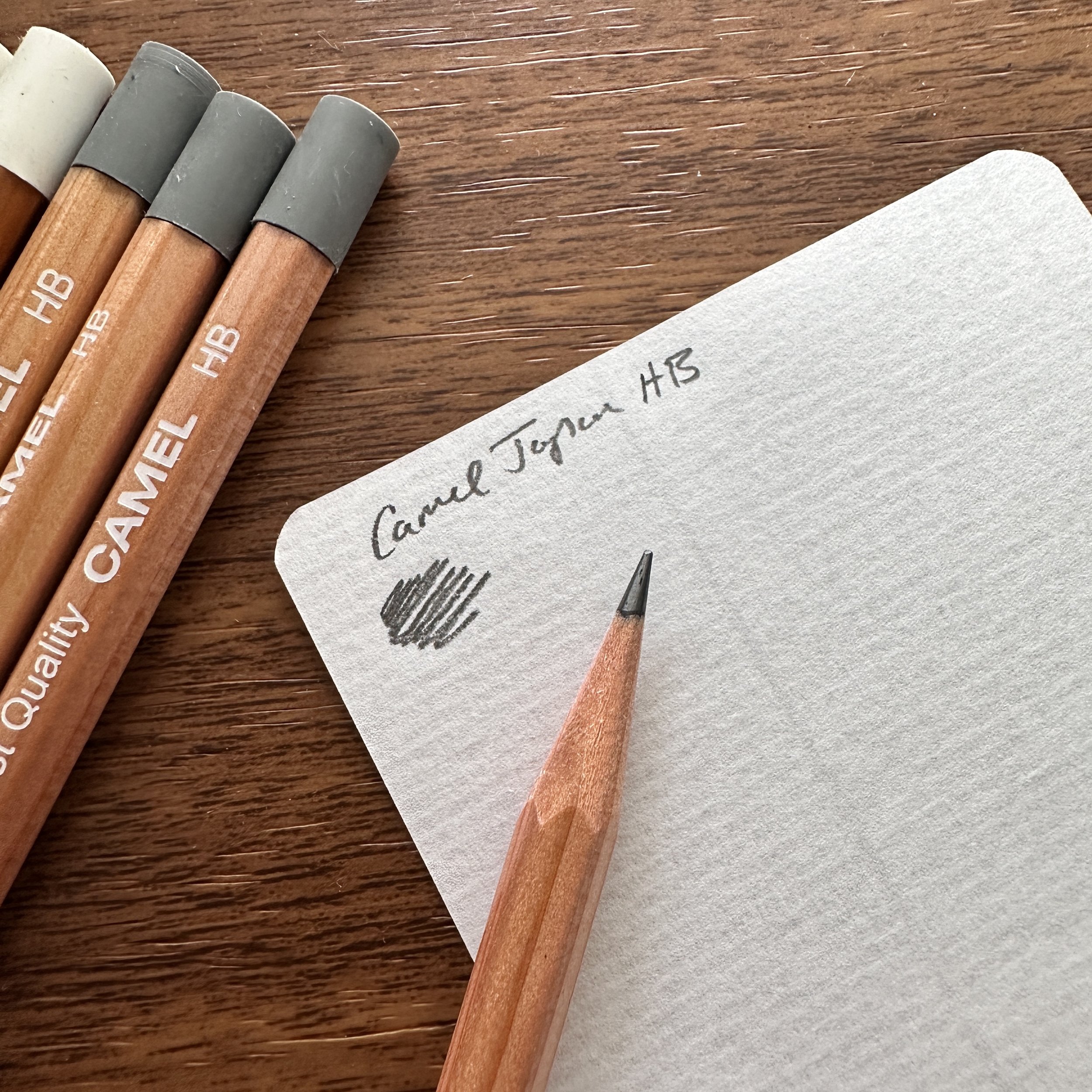 Pencil Review: Camel Pencils and the Joy of the Integrated Eraser — The  Gentleman Stationer