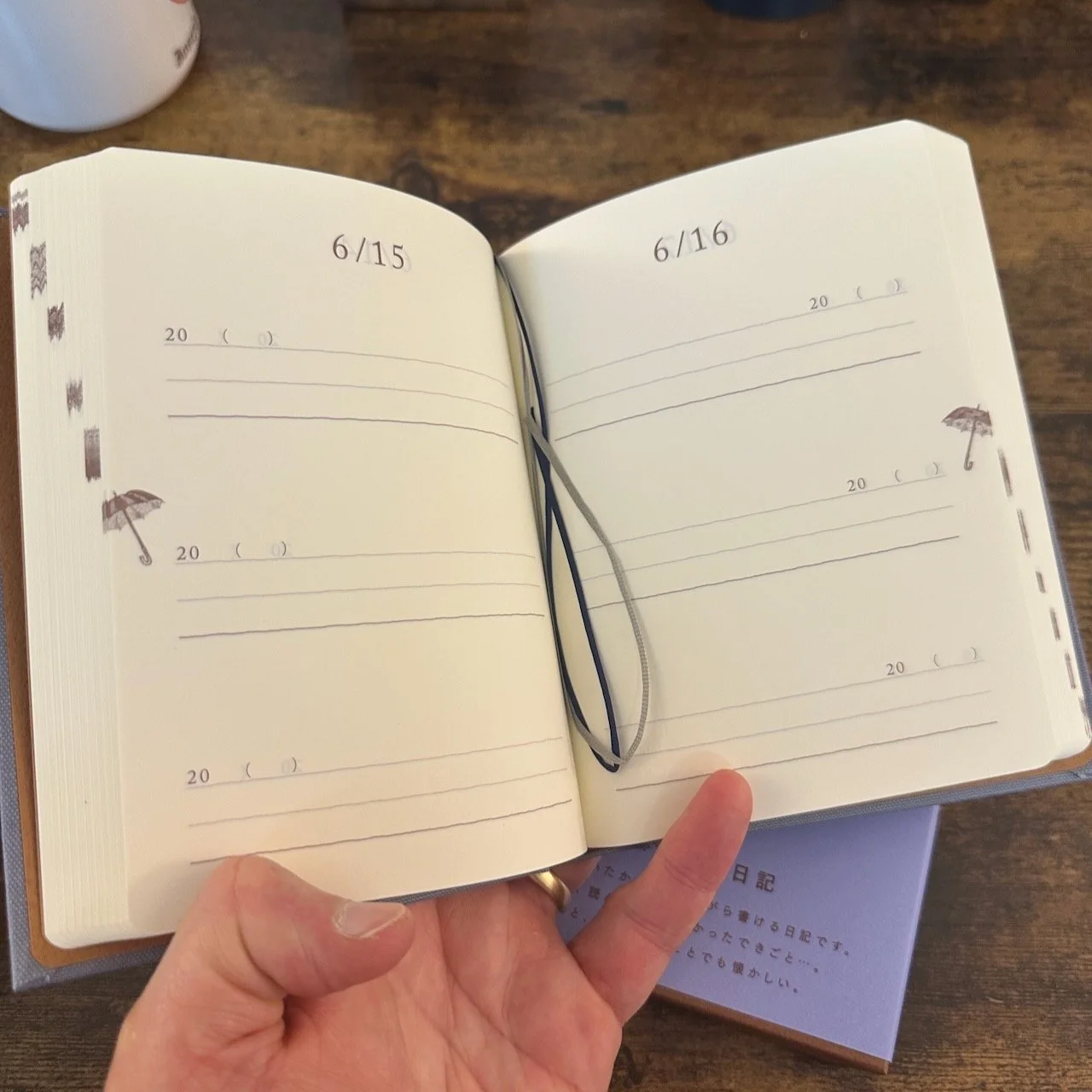 Midori 3-Year Diary Interior