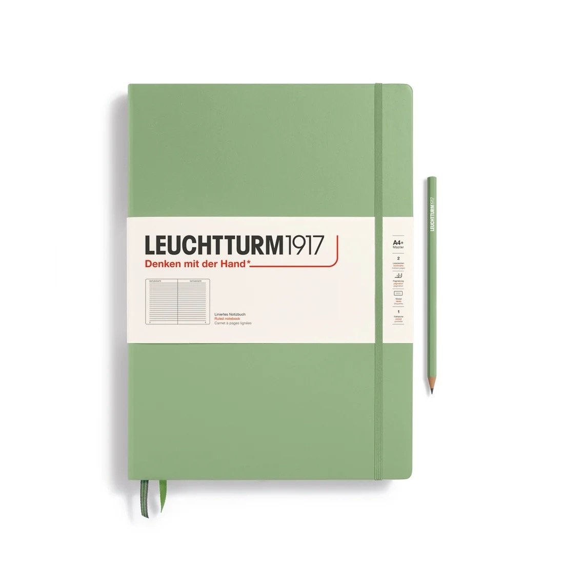 Leuchtturm A4 Master Classic Sage Lined
