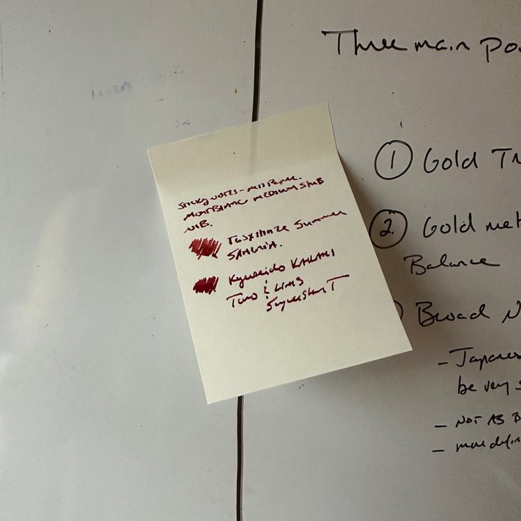 Sticky Note Recap Paper Review: Midori MD Fountain Pen Friendly Sticky Notes and Notepads ...
