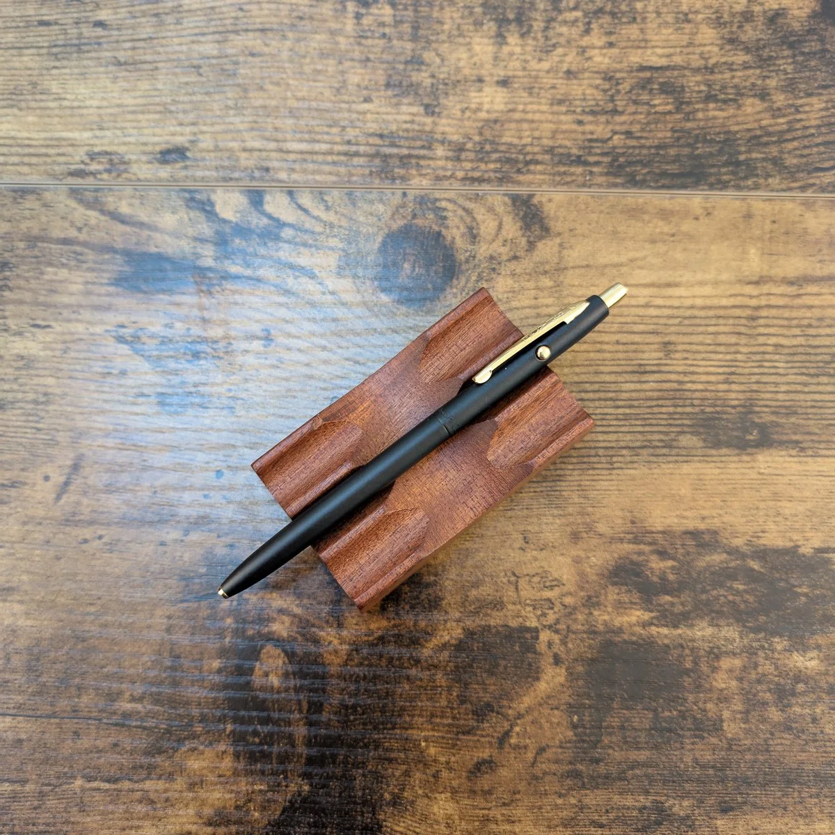 Fisher Space Pen Shuttle Pen Matte Black and Gold