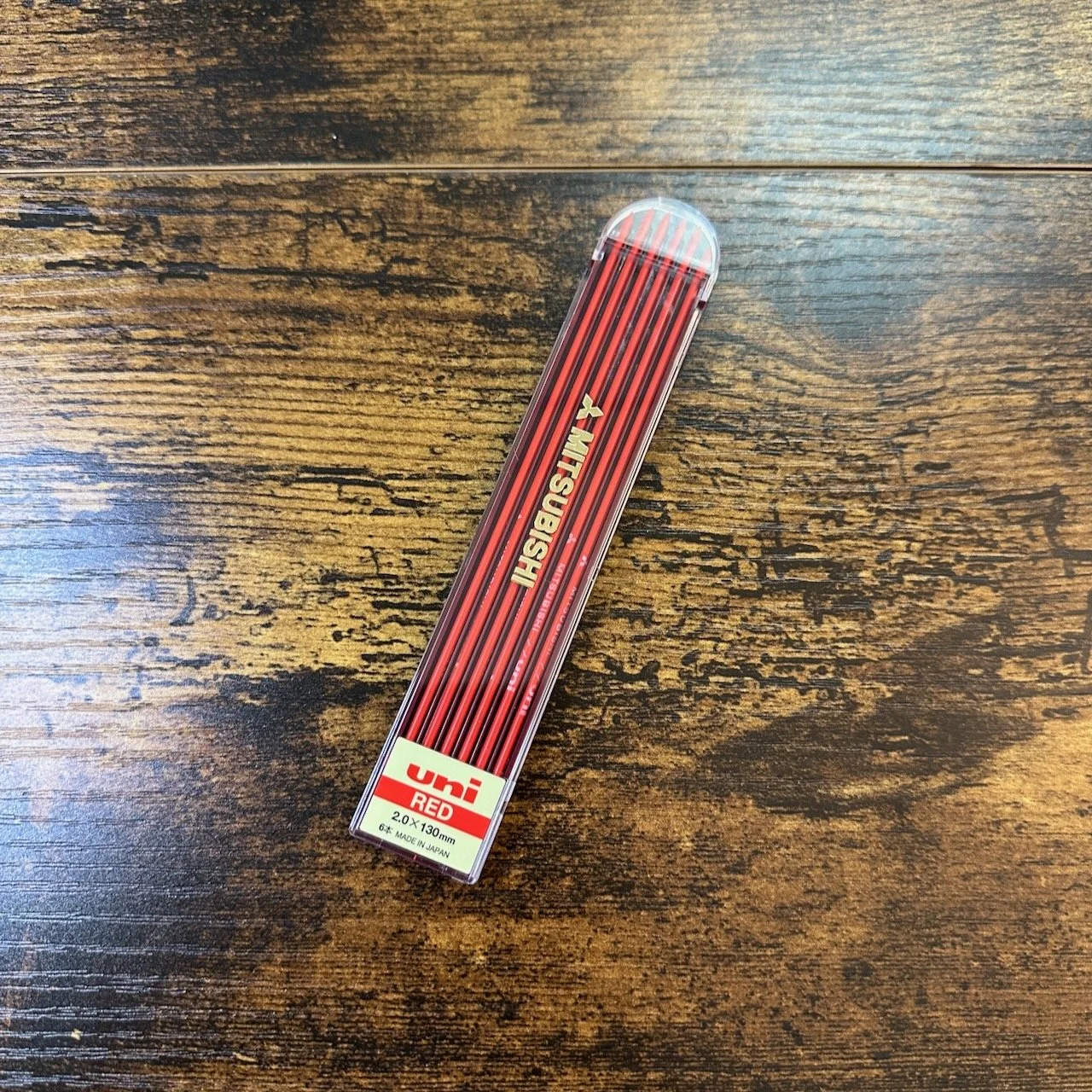 Mitsubishi Hi-Uni .2mm Leads (Red)