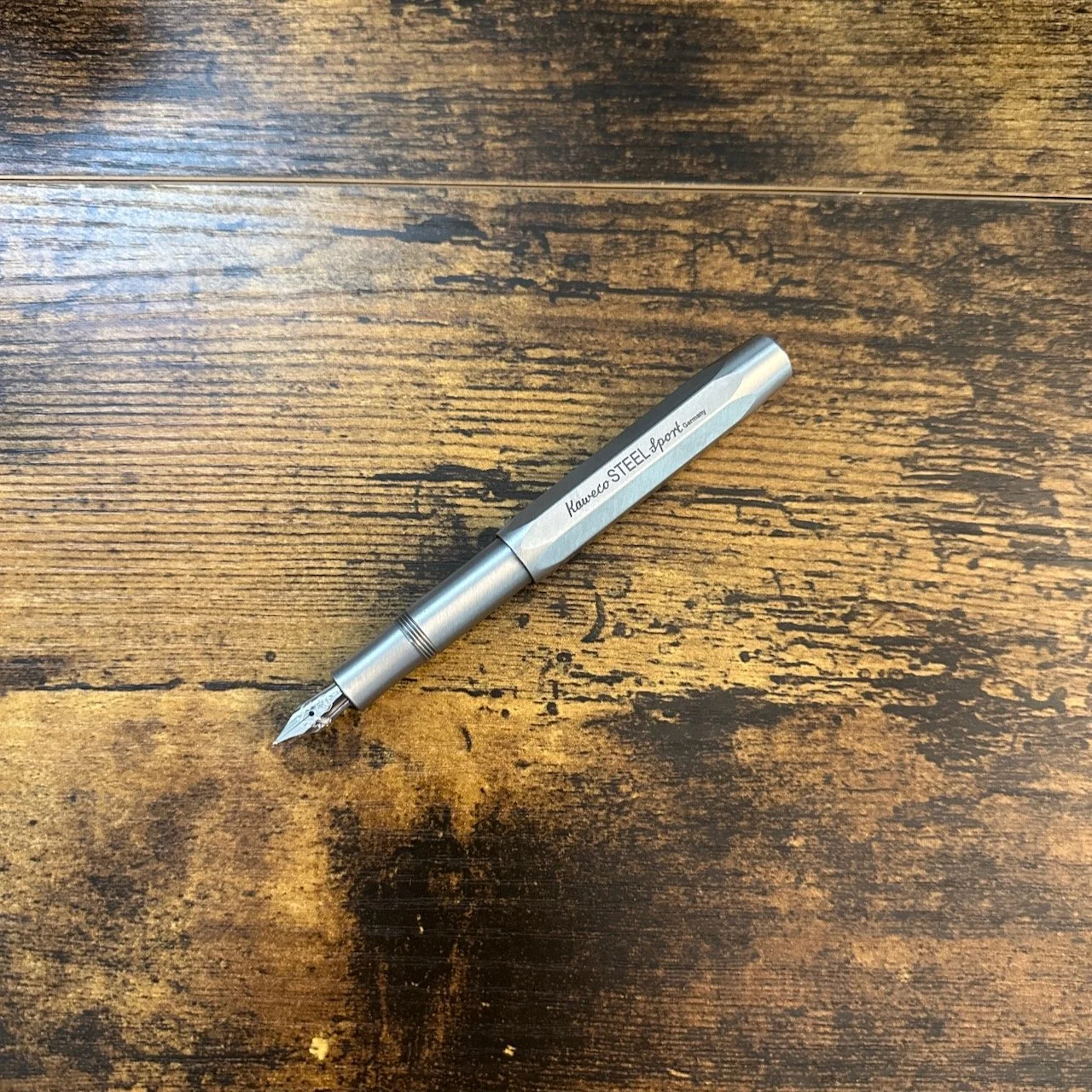 Kaweco Steel Sport Fountain Pen (Posted)