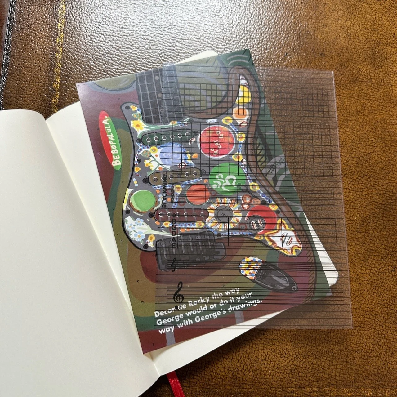 Blackwing x George Harrison Sticker Sheets and Template