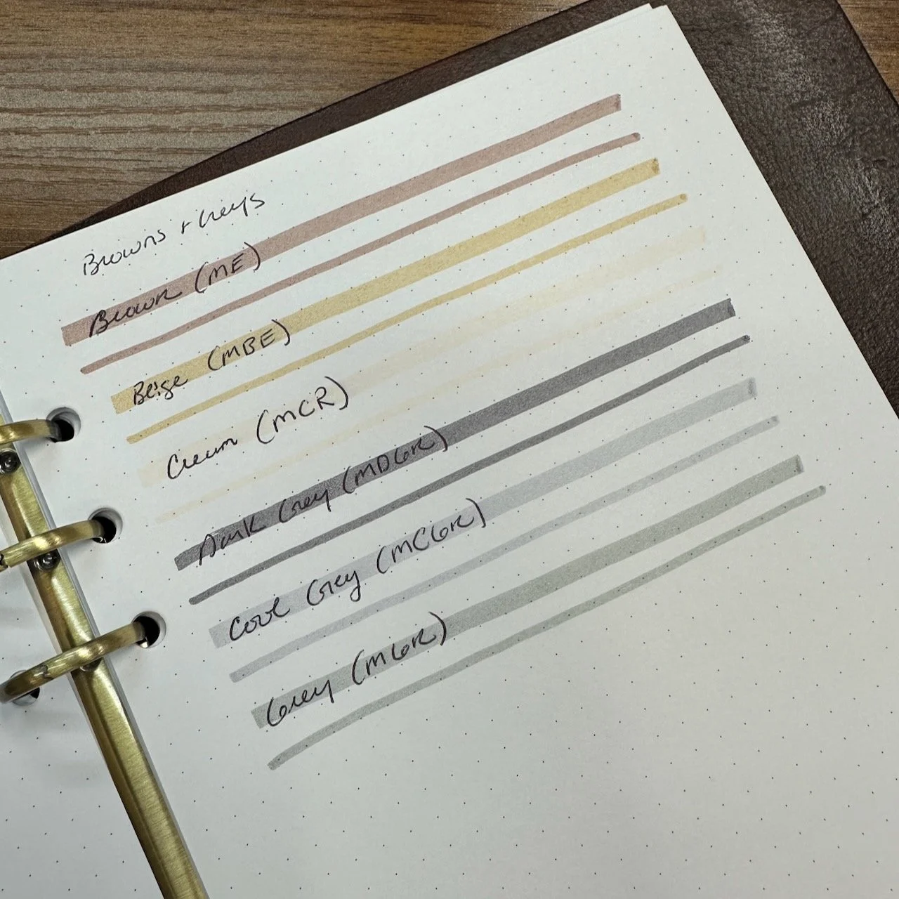 Zebra Mildliner Brown and Greys