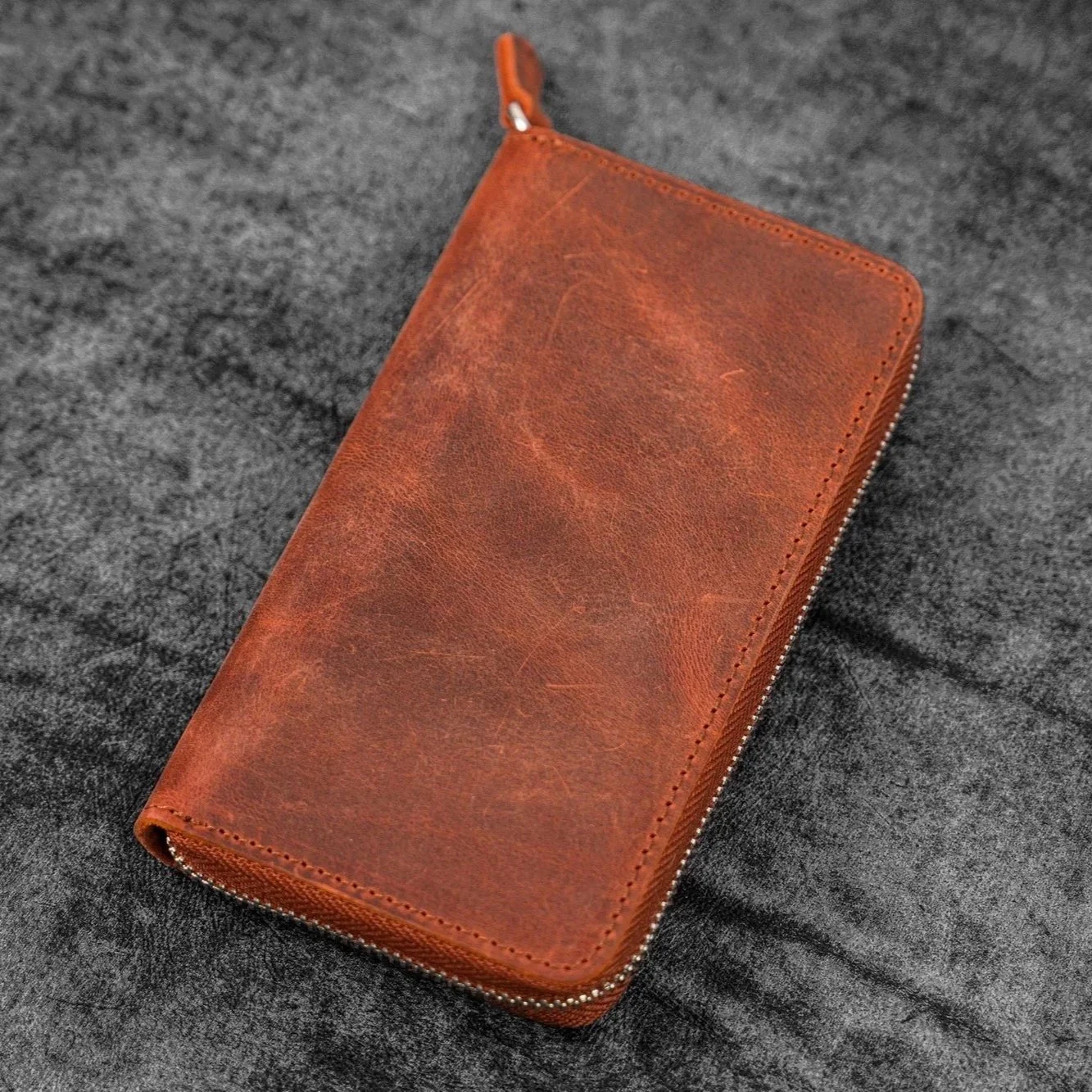 Galen Leather Crazy Horse Orange (Closed)