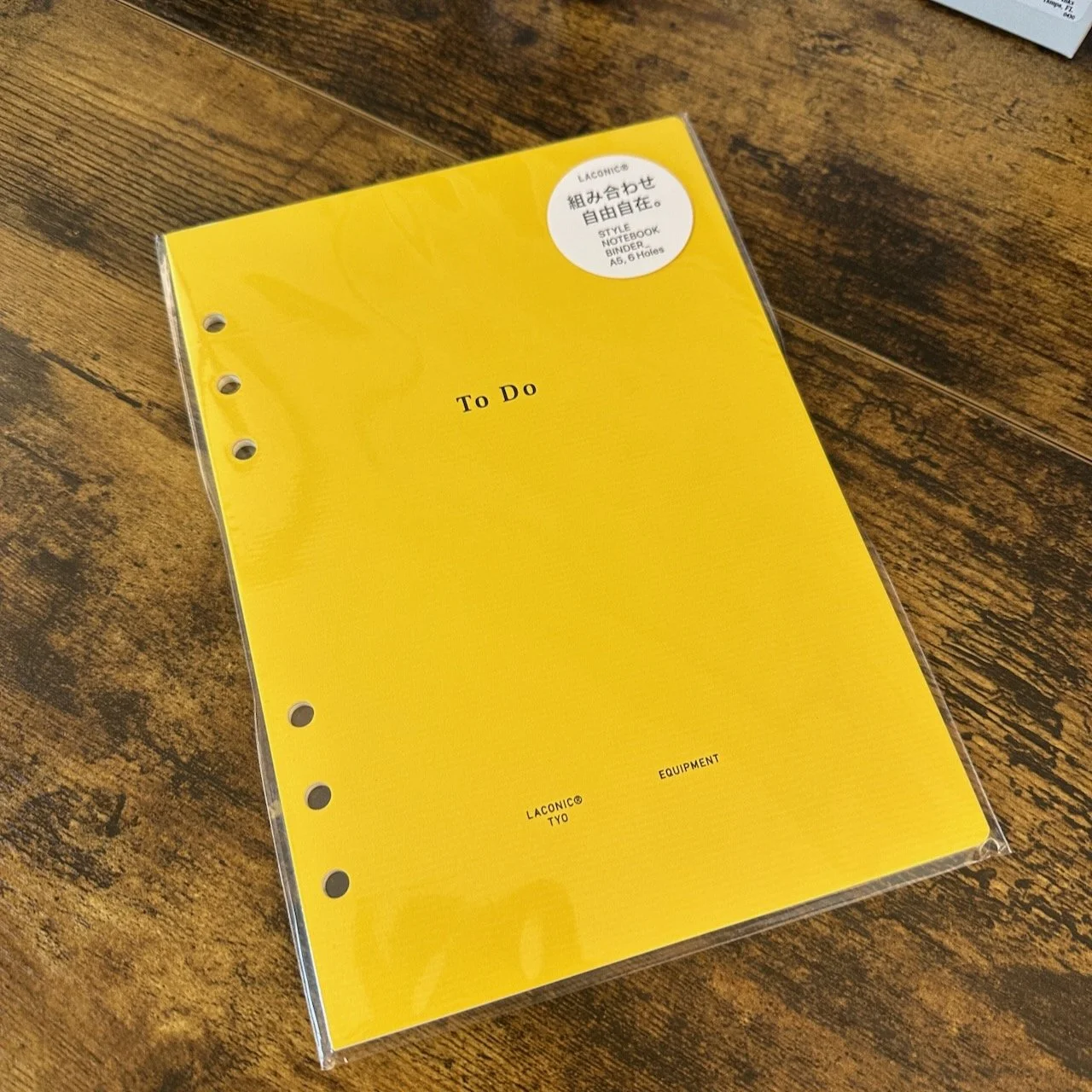 Laconic 6-Ring Binder Inserts (Productivity) To Do