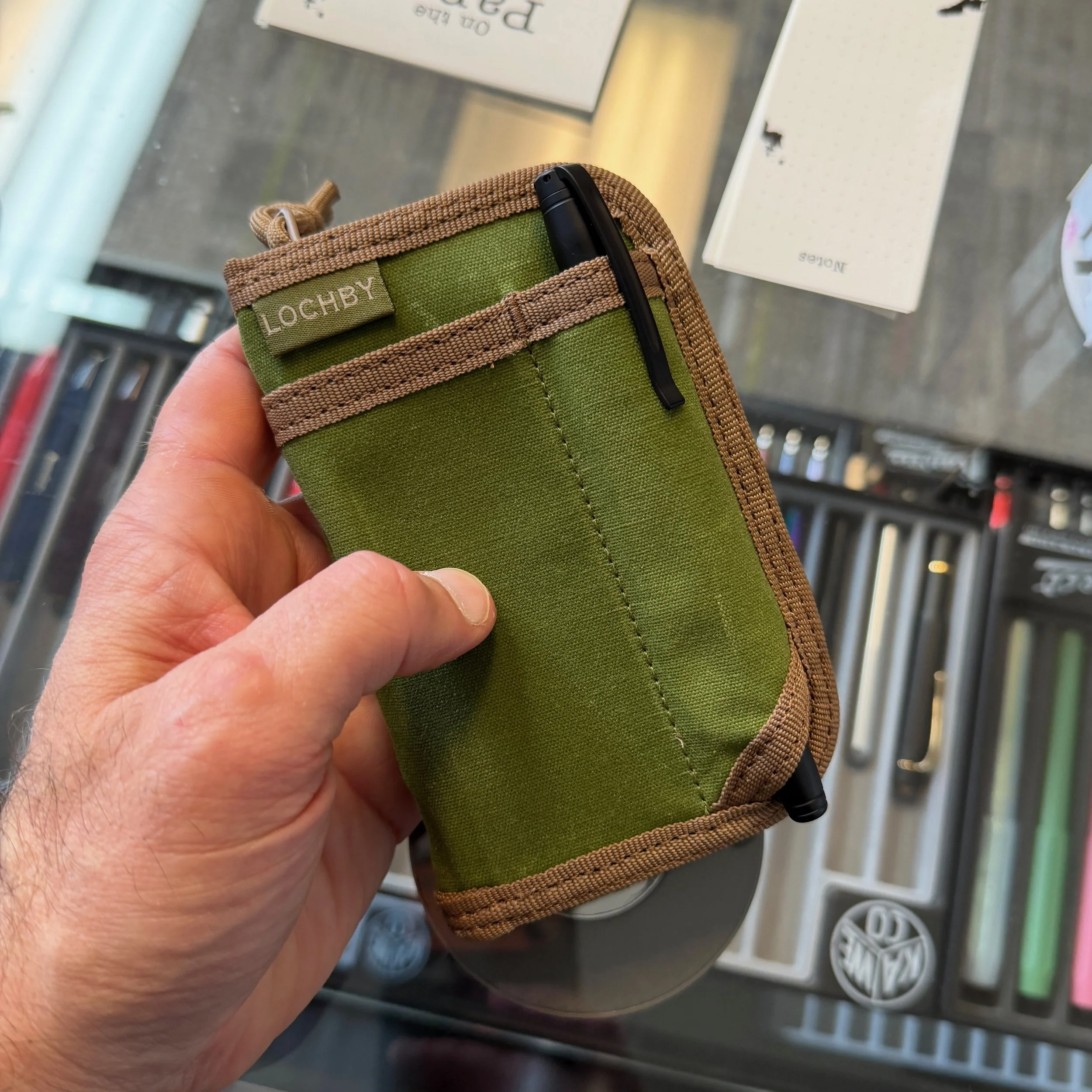 Lochby Mini Field Journal in Olive