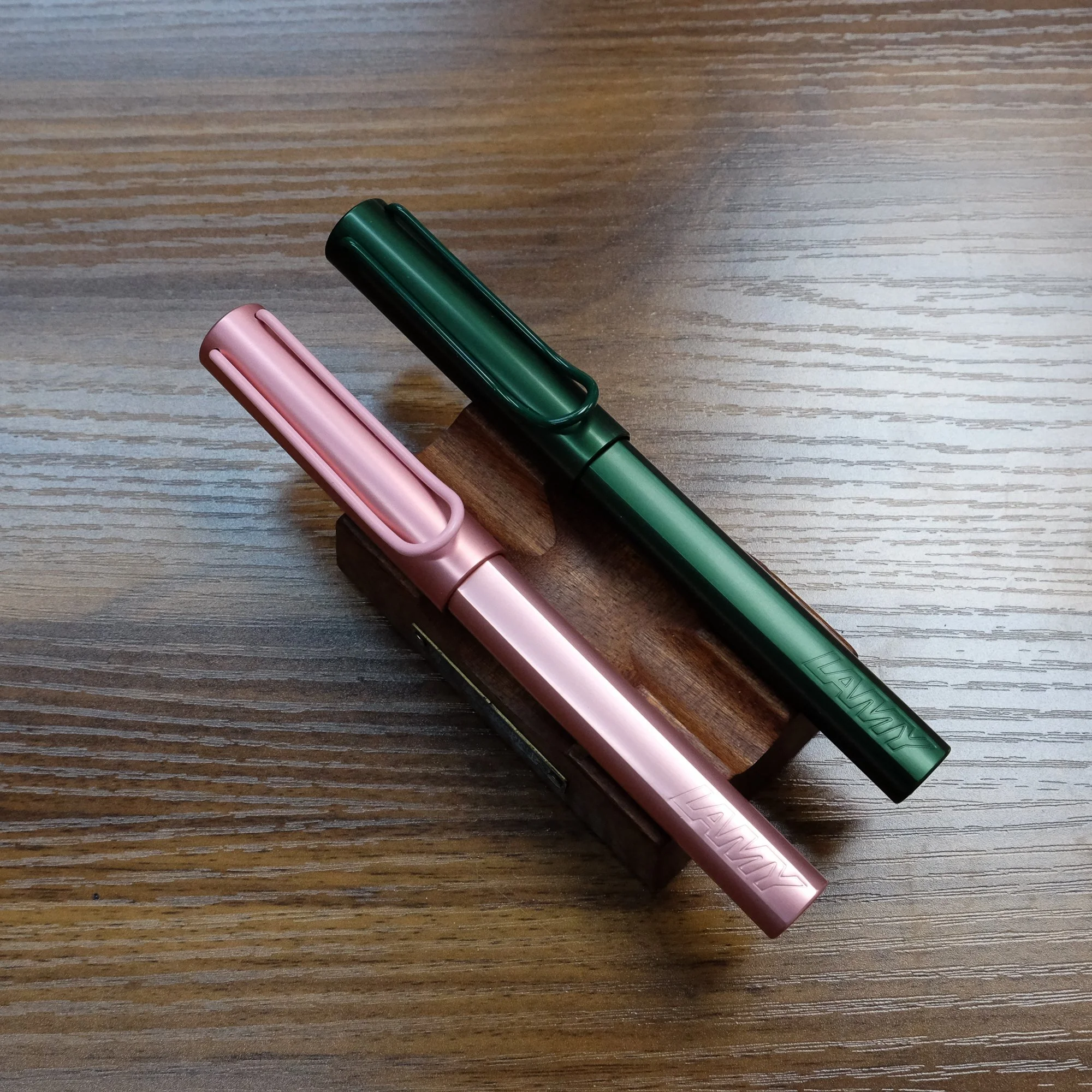 Lamy AL-Star Pine and Flamingo Rollerballs